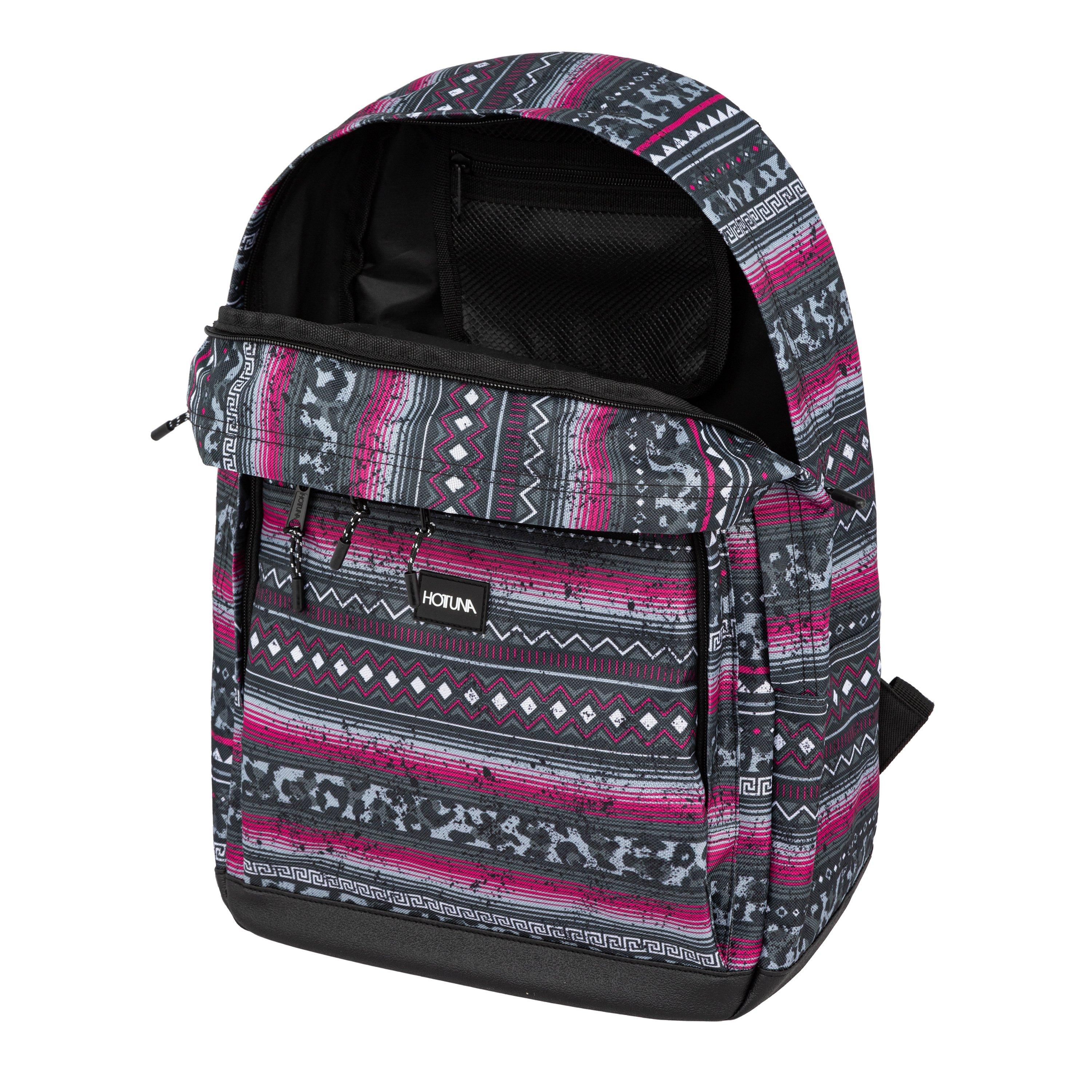 Pink Tribal - Hot Tuna - Print Backpack - 5