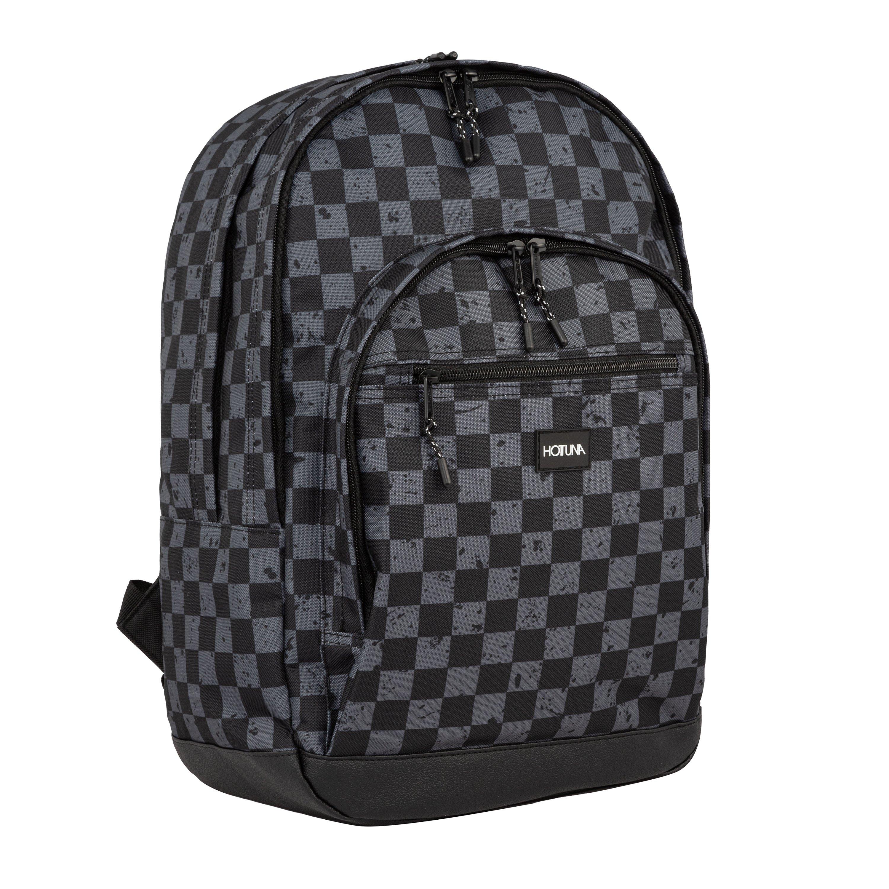 Geo Stripe - Hot Tuna - Print Backpack - 3