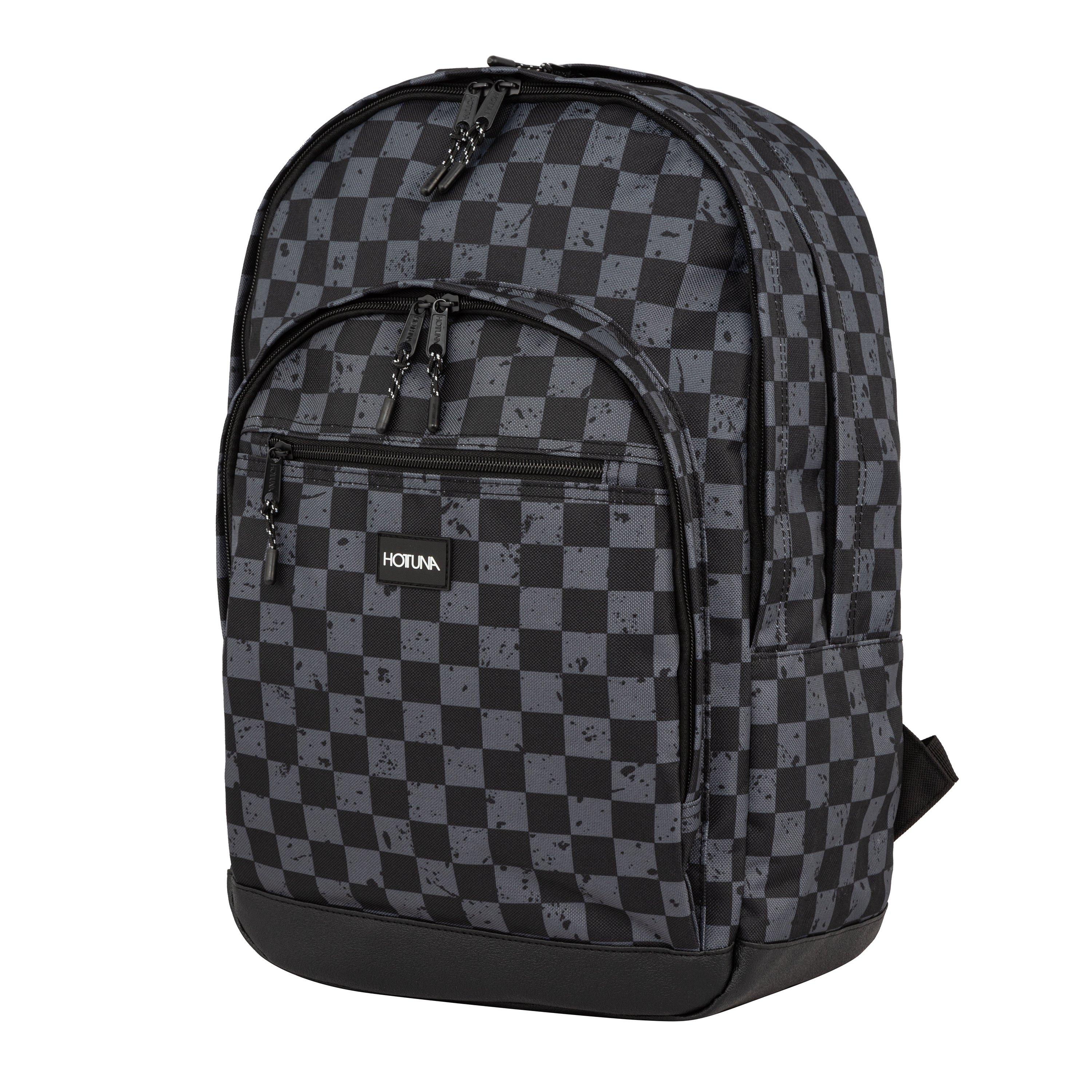 Geo Stripe - Hot Tuna - Print Backpack - 4