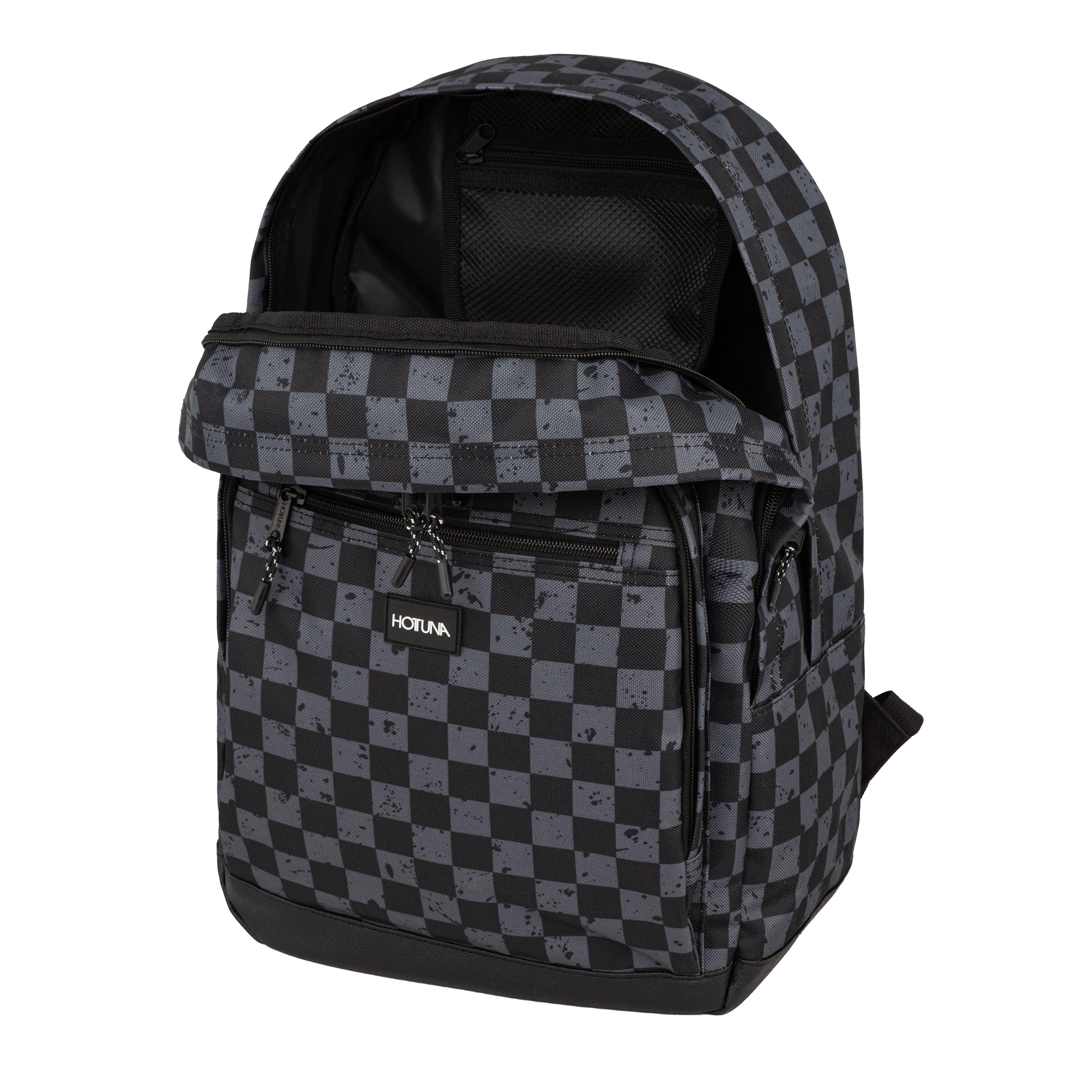 Geo Stripe - Hot Tuna - Print Backpack - 5