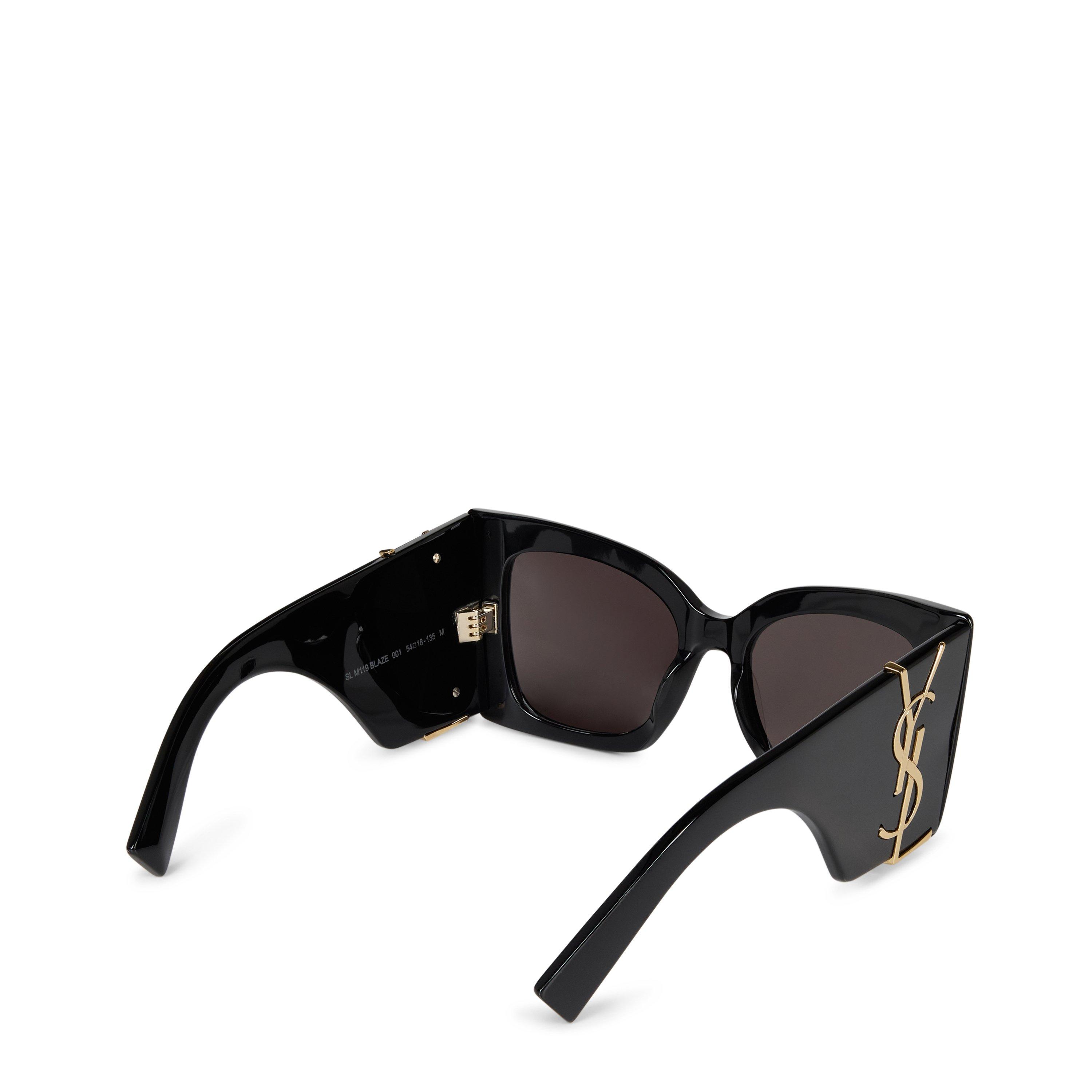 Black/Black - Saint Laurent - M119 Blaze Sunglasses - 5