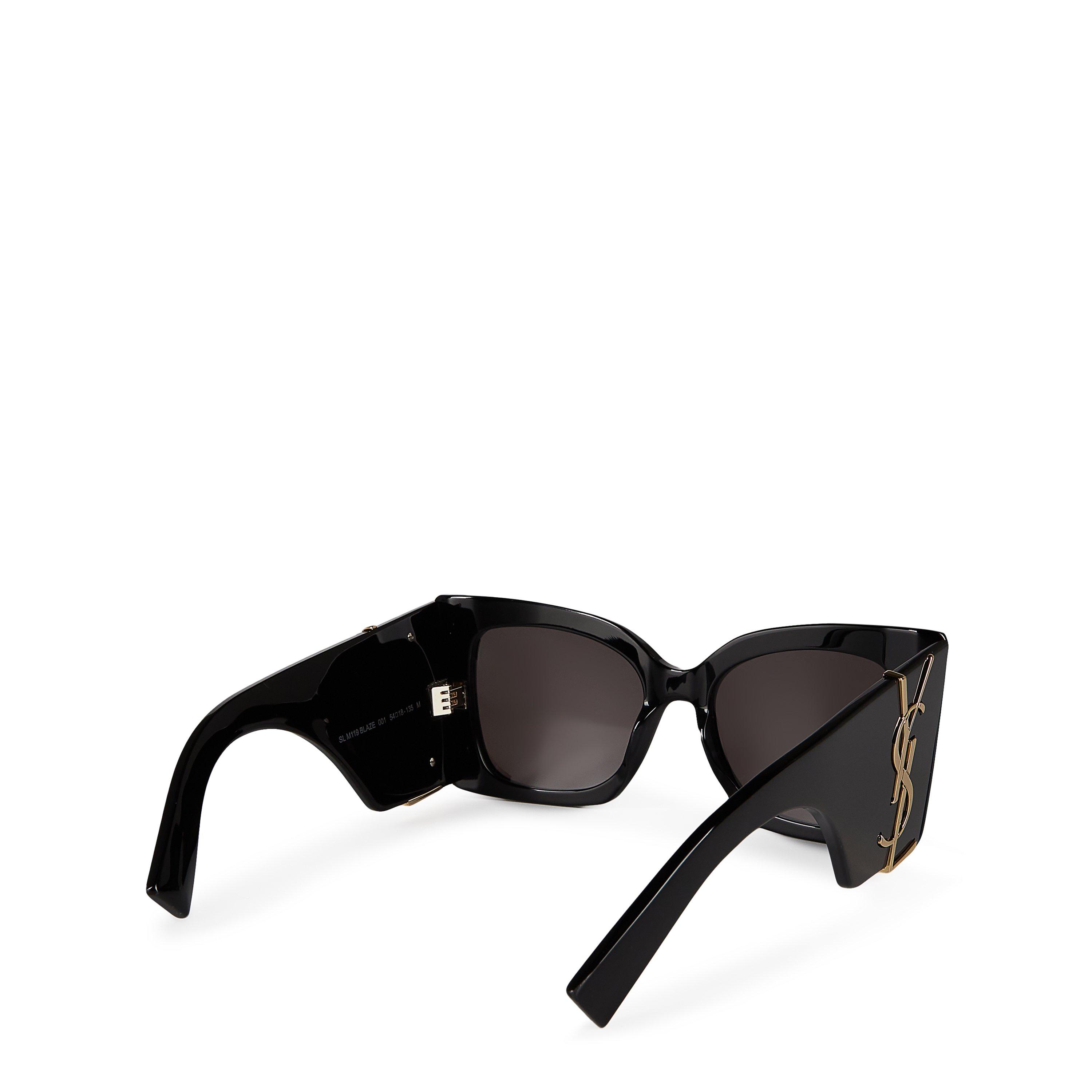 Black/Black - Saint Laurent - M119 Blaze Sunglasses - 3