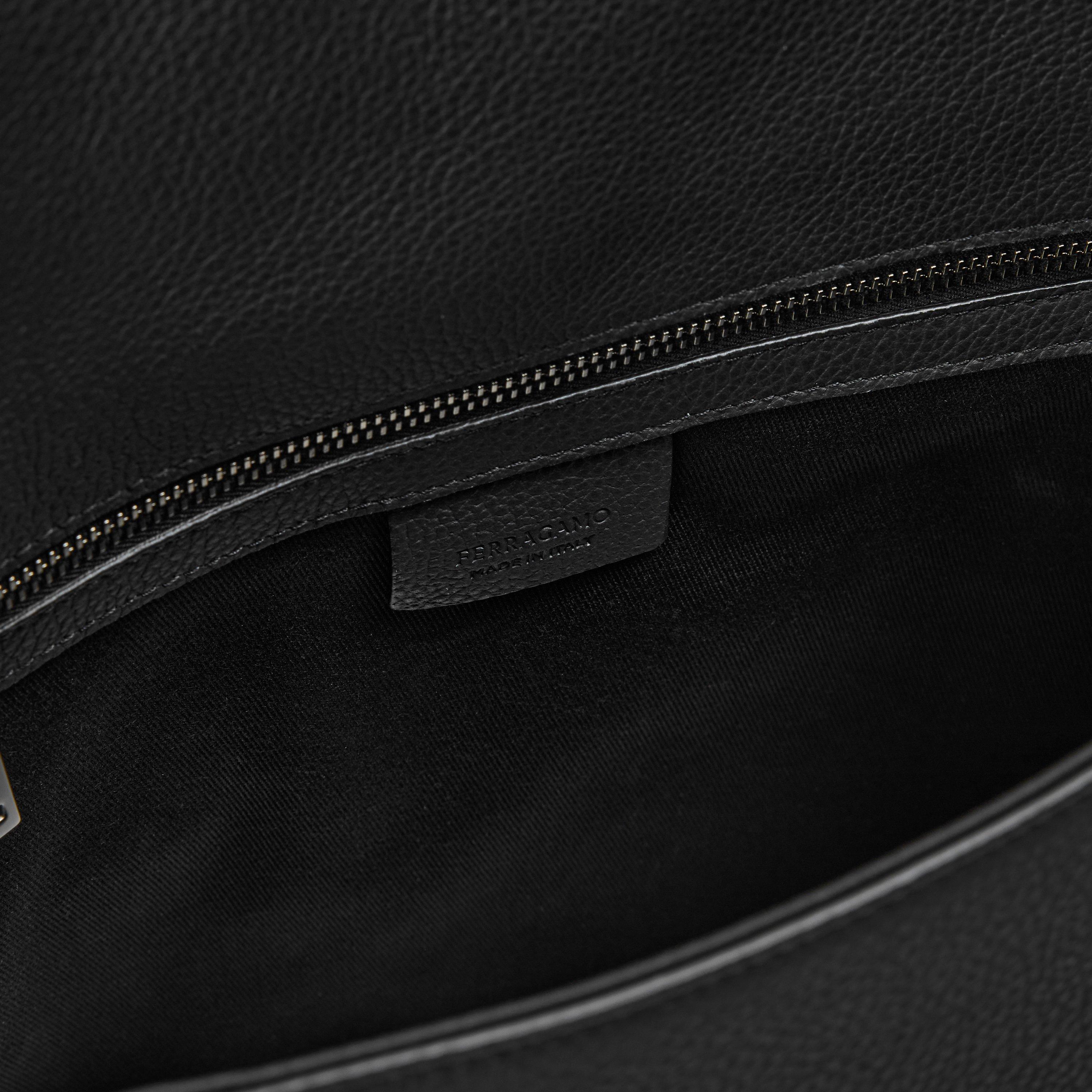 Nero - Ferragamo - Mens Monogram Backpack - 5