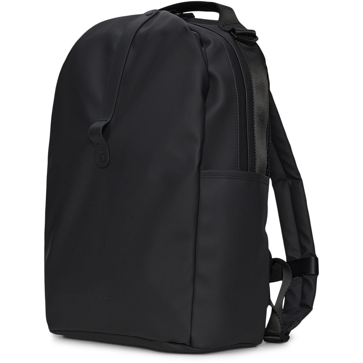 Black 01 - Rains - Clip Front Backpack - 2