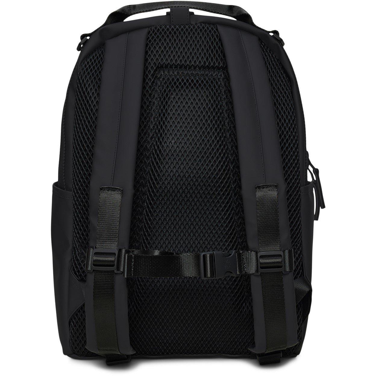 Black 01 - Rains - Clip Front Backpack - 3