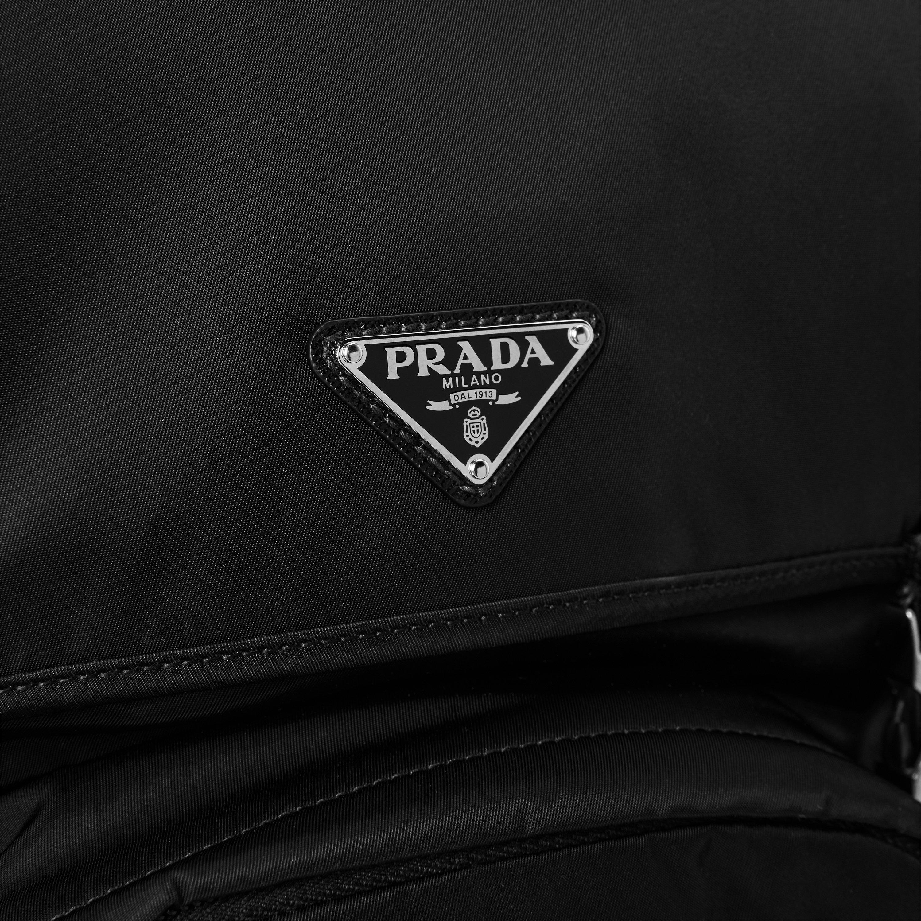Black - Prada - Re-Nylon and Saffiano Leather Backpack - 4