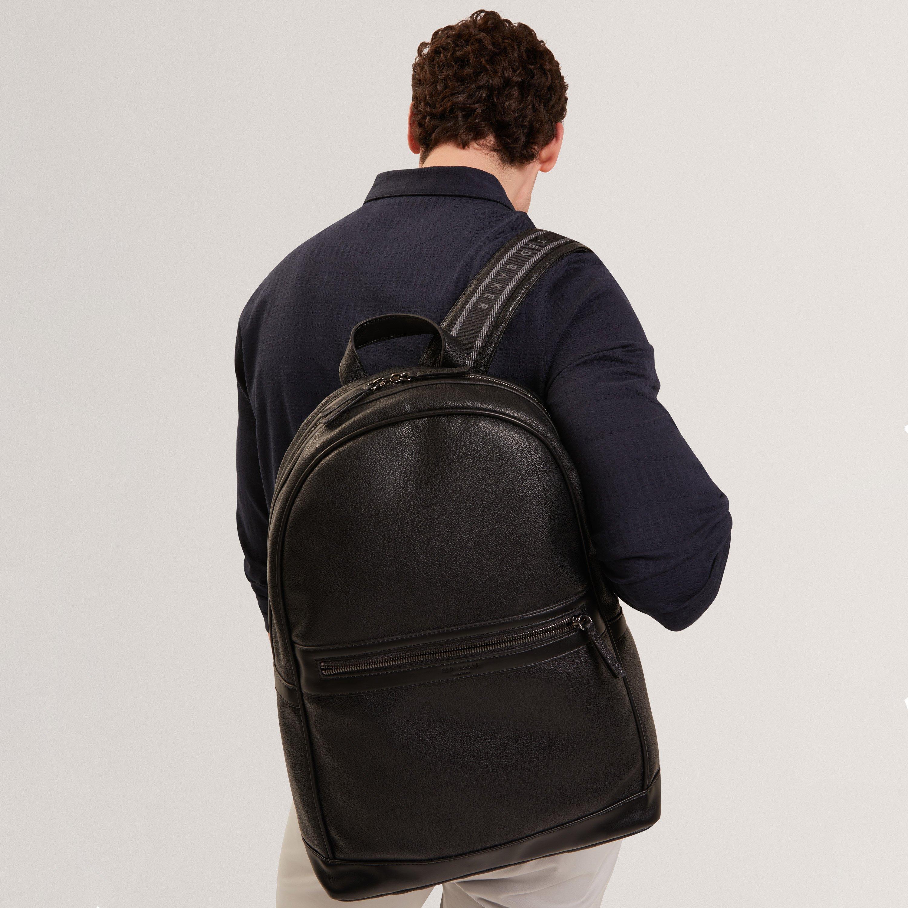 Black - Ted Baker - Ted Webbing Backpack Sn62 - 3