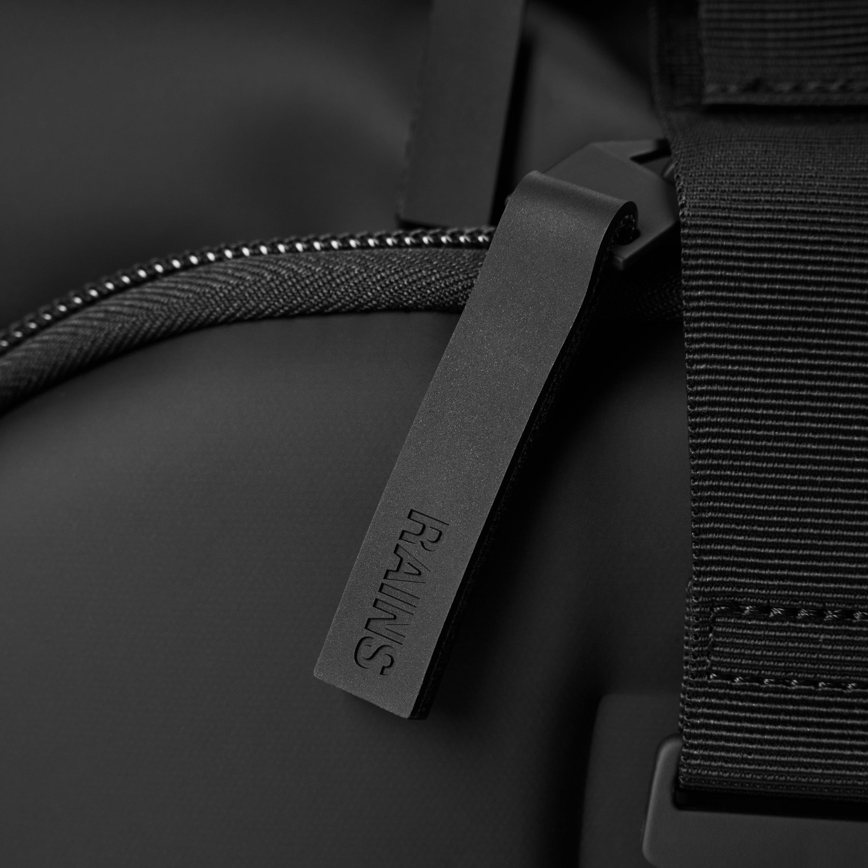 Black - Rains - Texel Moulded Backpack - 3
