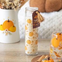 Something Different Pumpkin Print Tube Candle