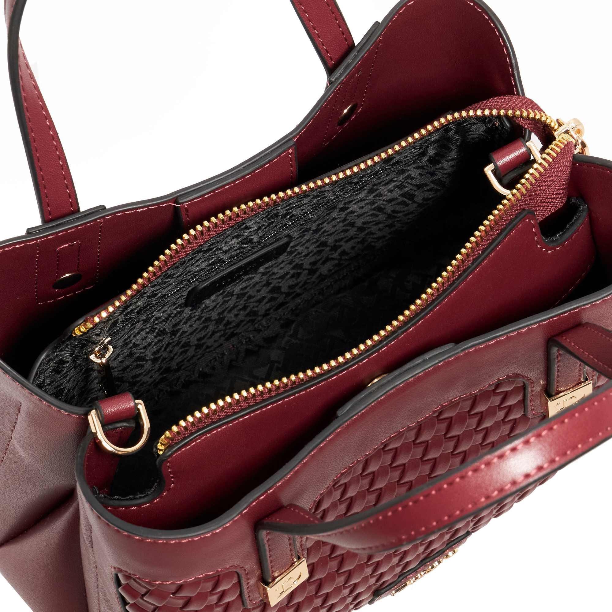 Burgundy - Dune London - Women's Deavie Top Handle Bag - 3