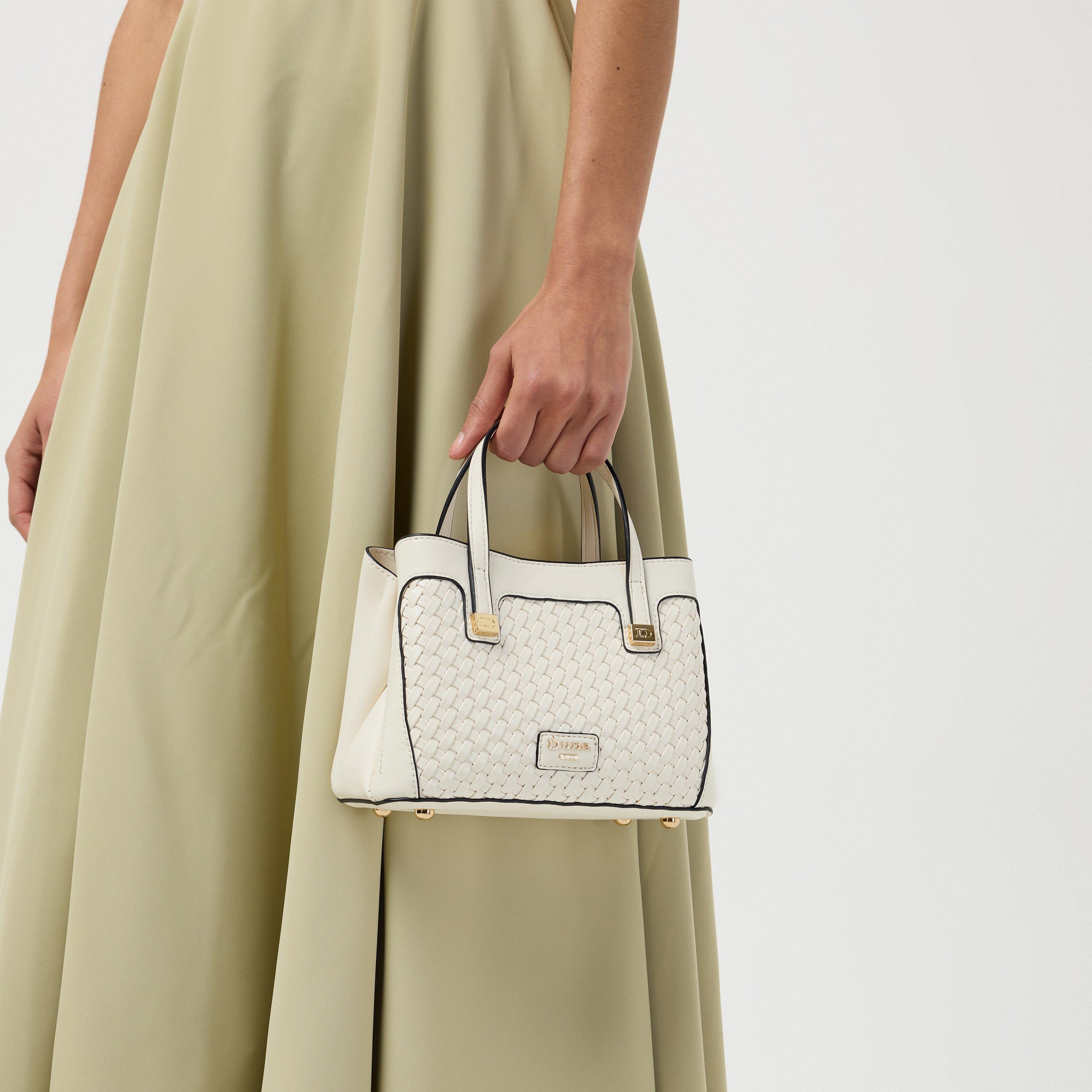 Ecru - Dune London - Women's Deavie Top Handle Bag - 3