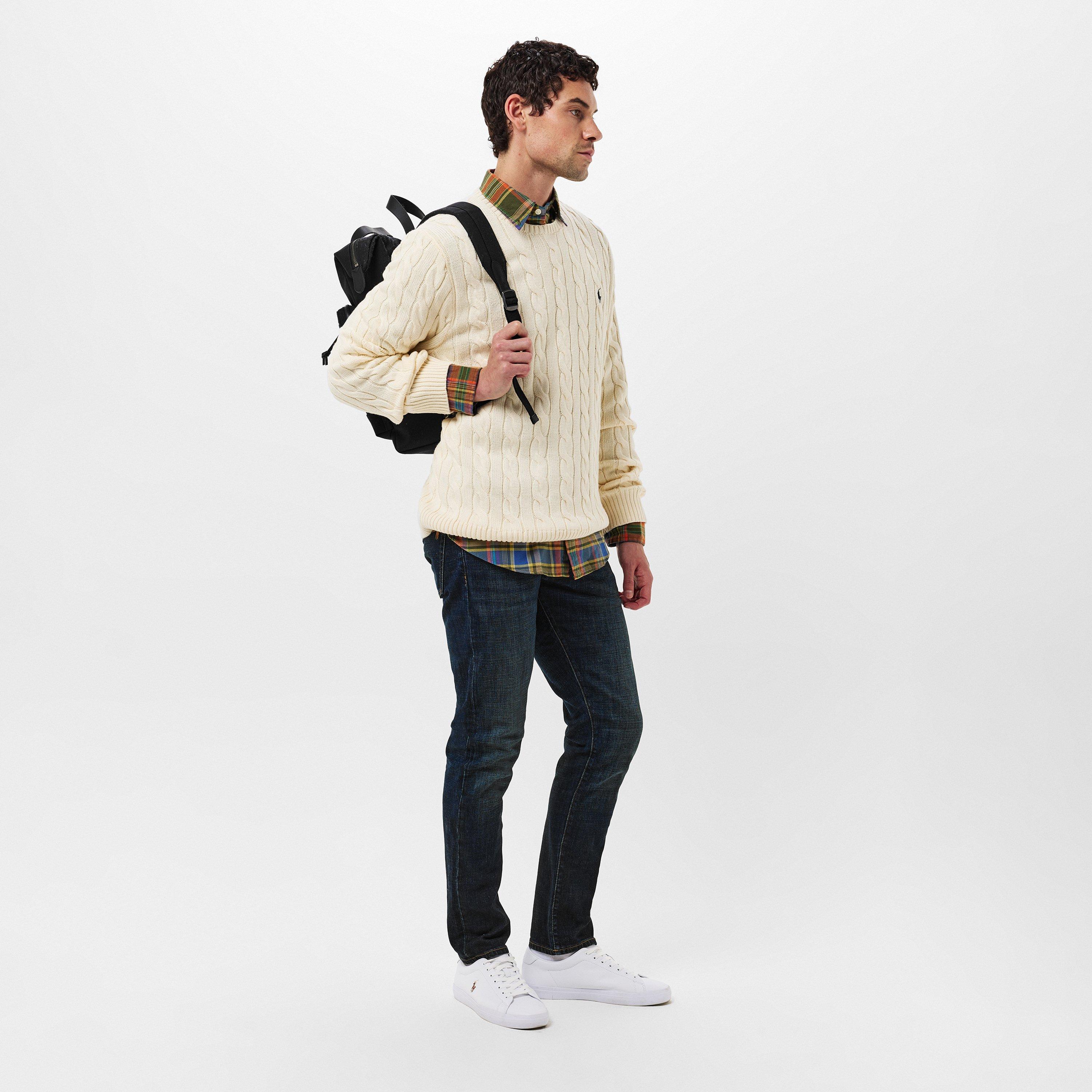 Black/Black - Polo Ralph Lauren - Men's Large Backpack - 6