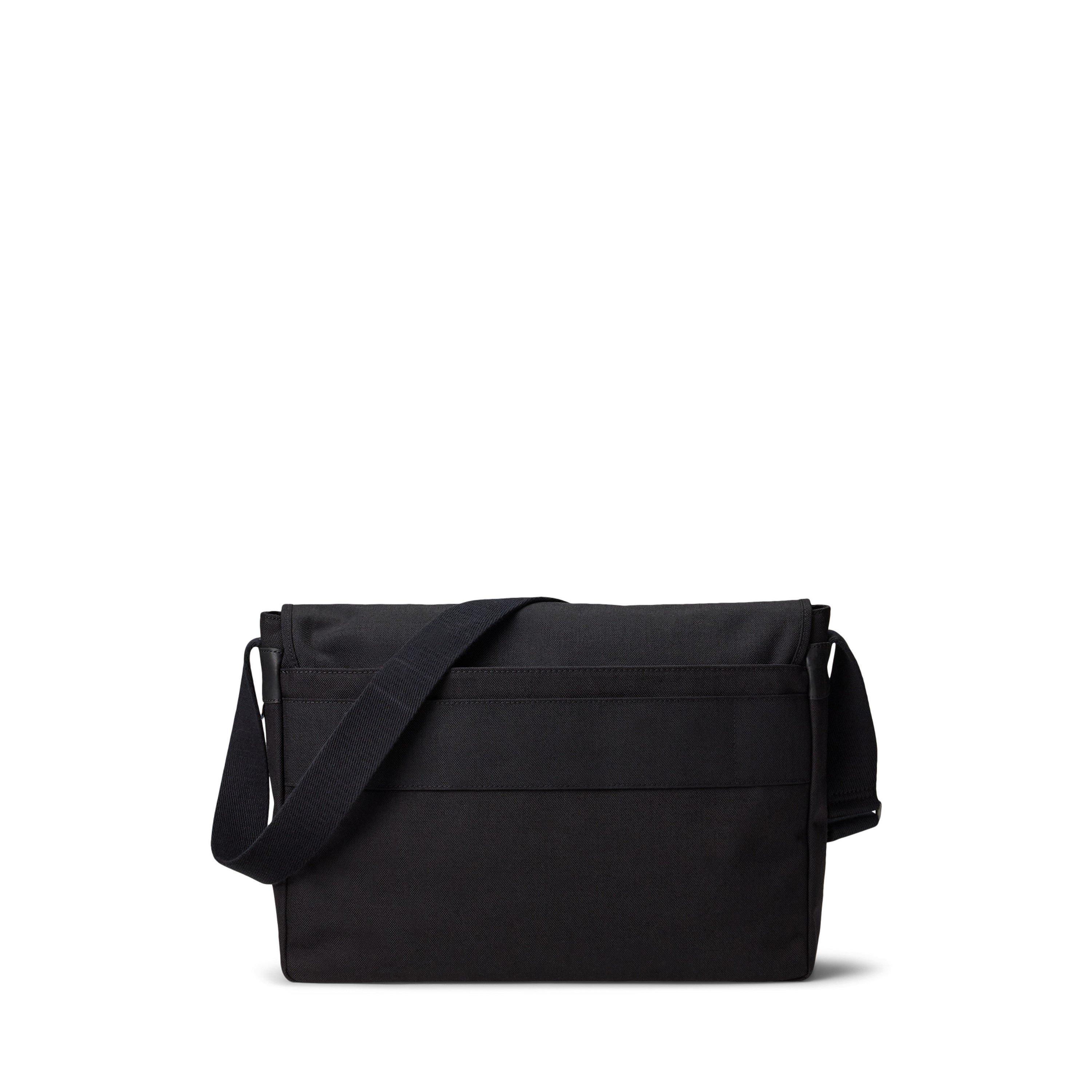 Black/Black - Polo Ralph Lauren - Large Messenger Bag - 4