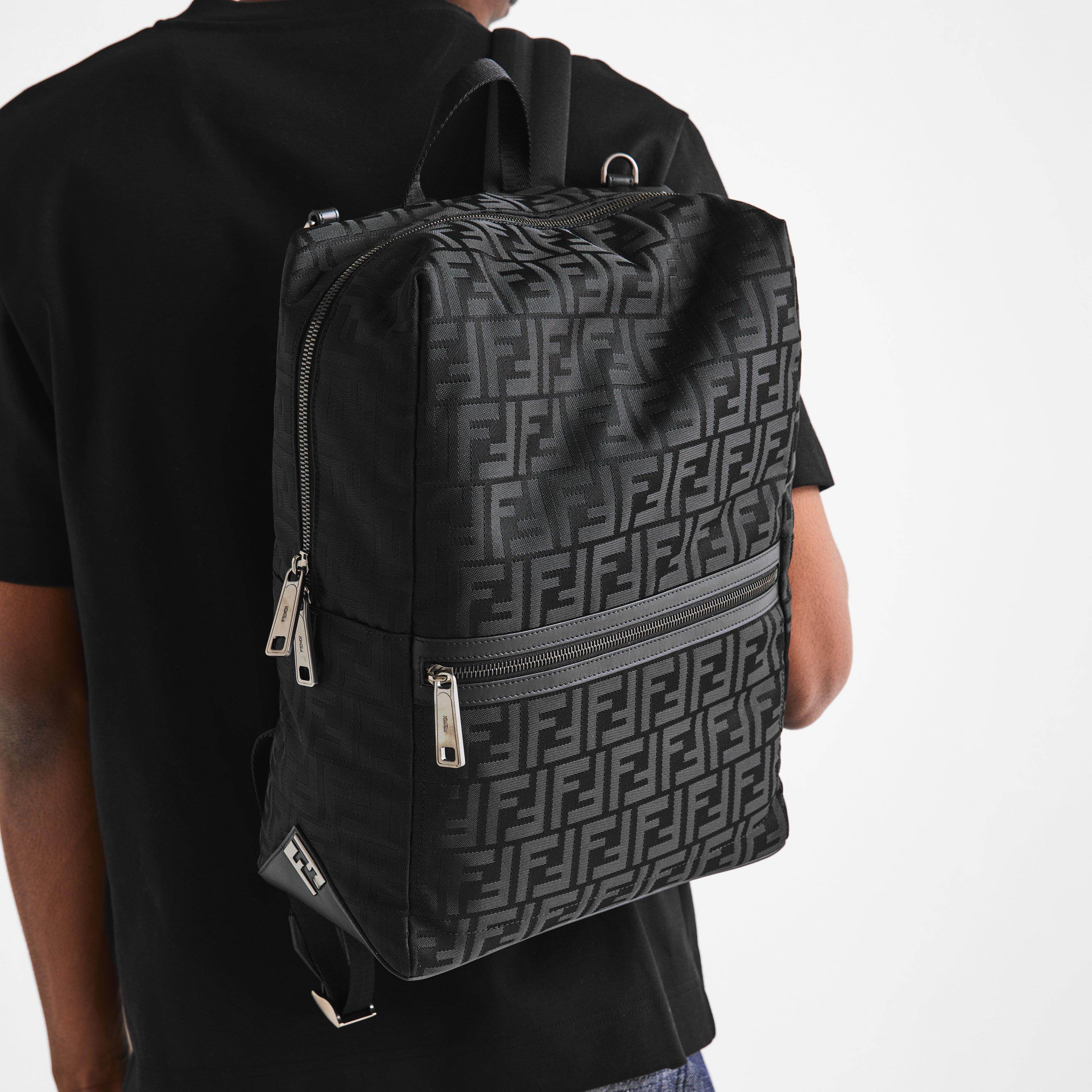 Black - Fendi - Men's Backpack - 3