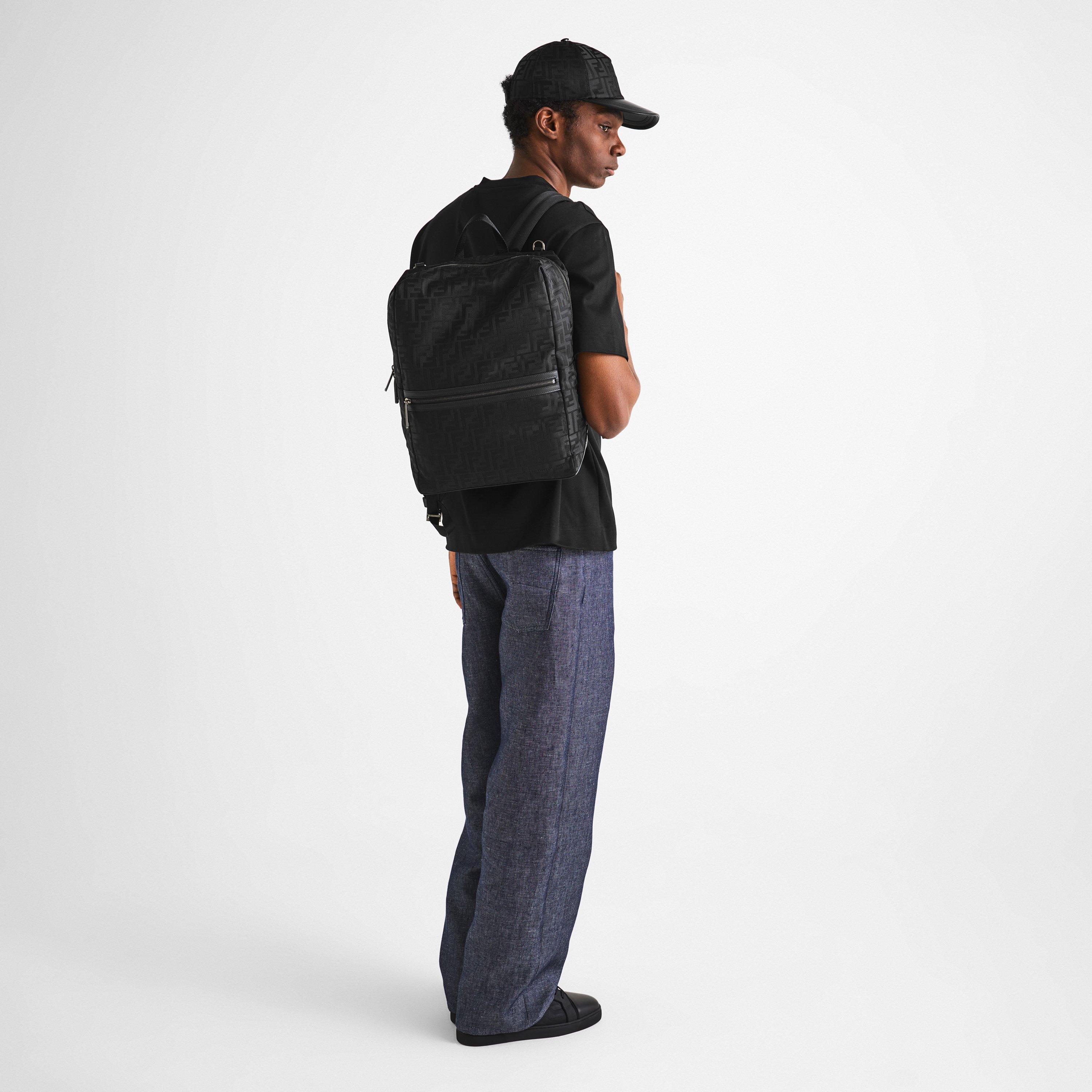 Black - Fendi - Men's Backpack - 6