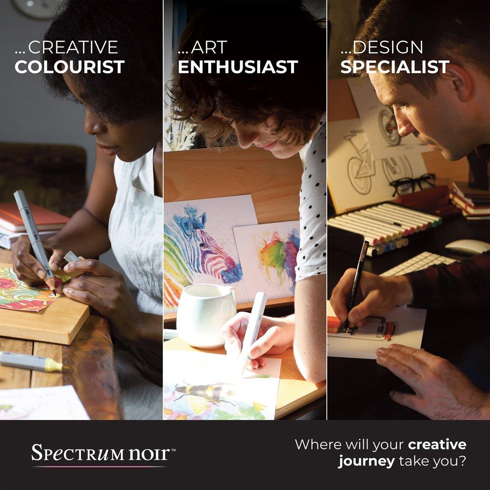 Multi - Crafters Companion - Spectrum Noir Sparkle (3PC)-Soft Pastels - 3