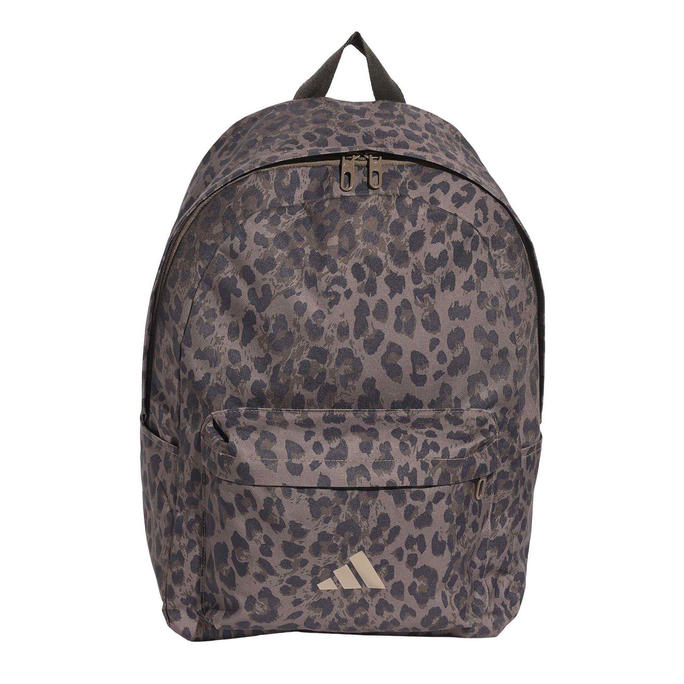adidas cheetah backpack Texas Tech Black and White Double T A top carry handle adds versatility adidas Leopard Print Backpack |