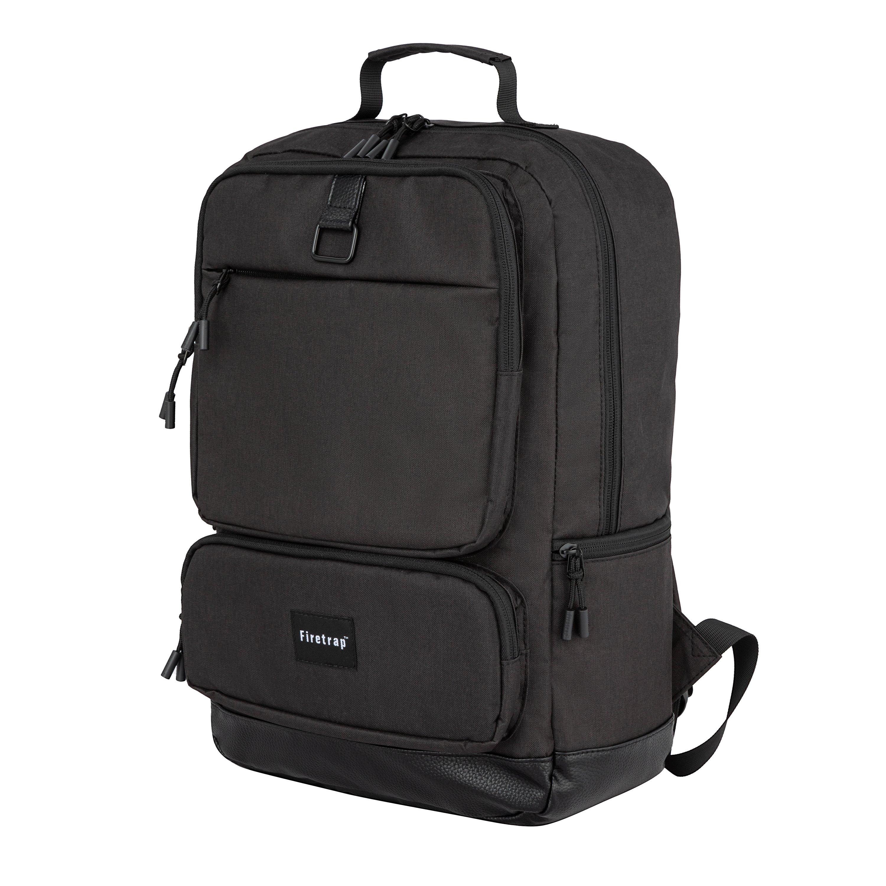 Black - Firetrap - Kingdom Backpack - 4