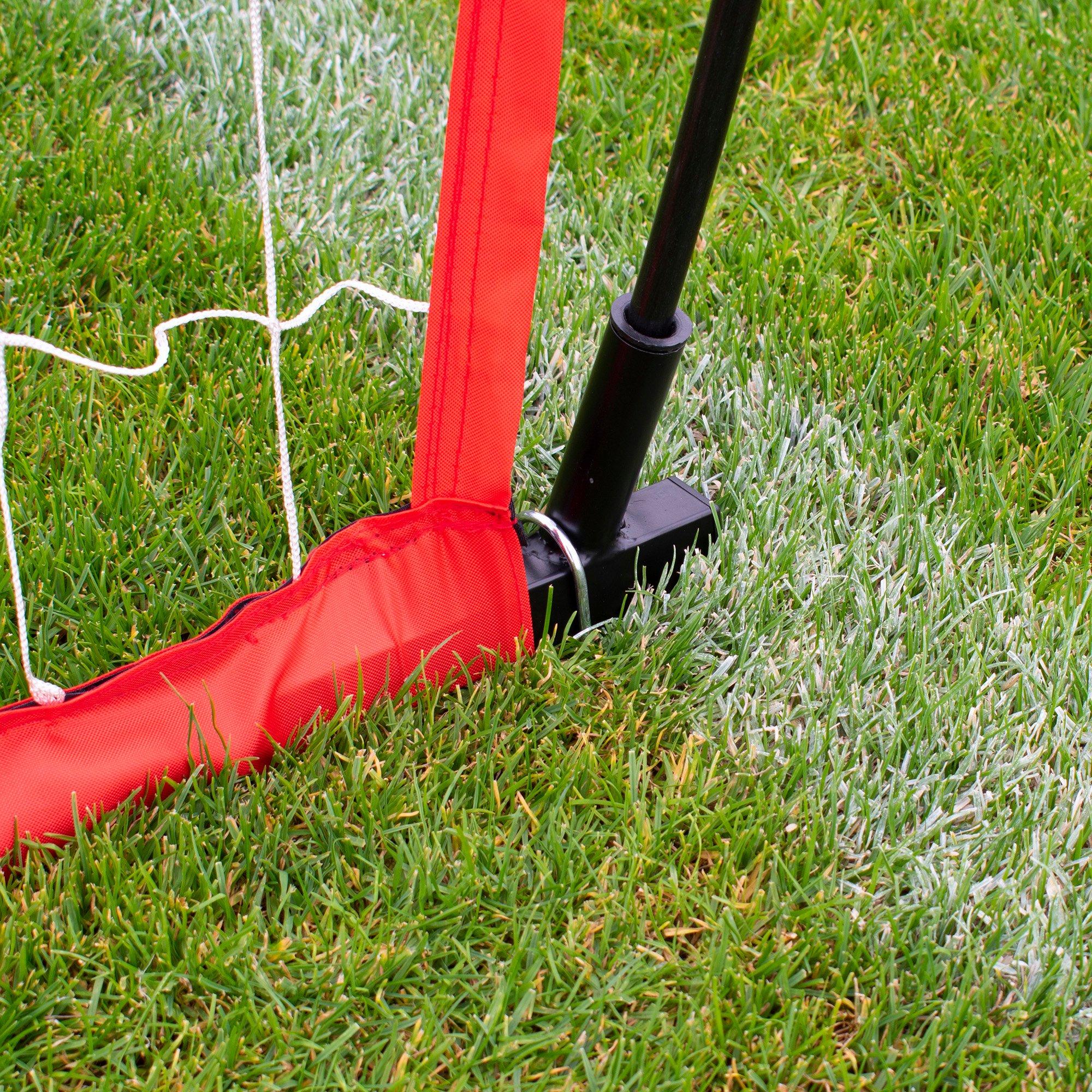 Red/Black - Hy-Pro - 6ft x 4ft Portable Box Goal - 3