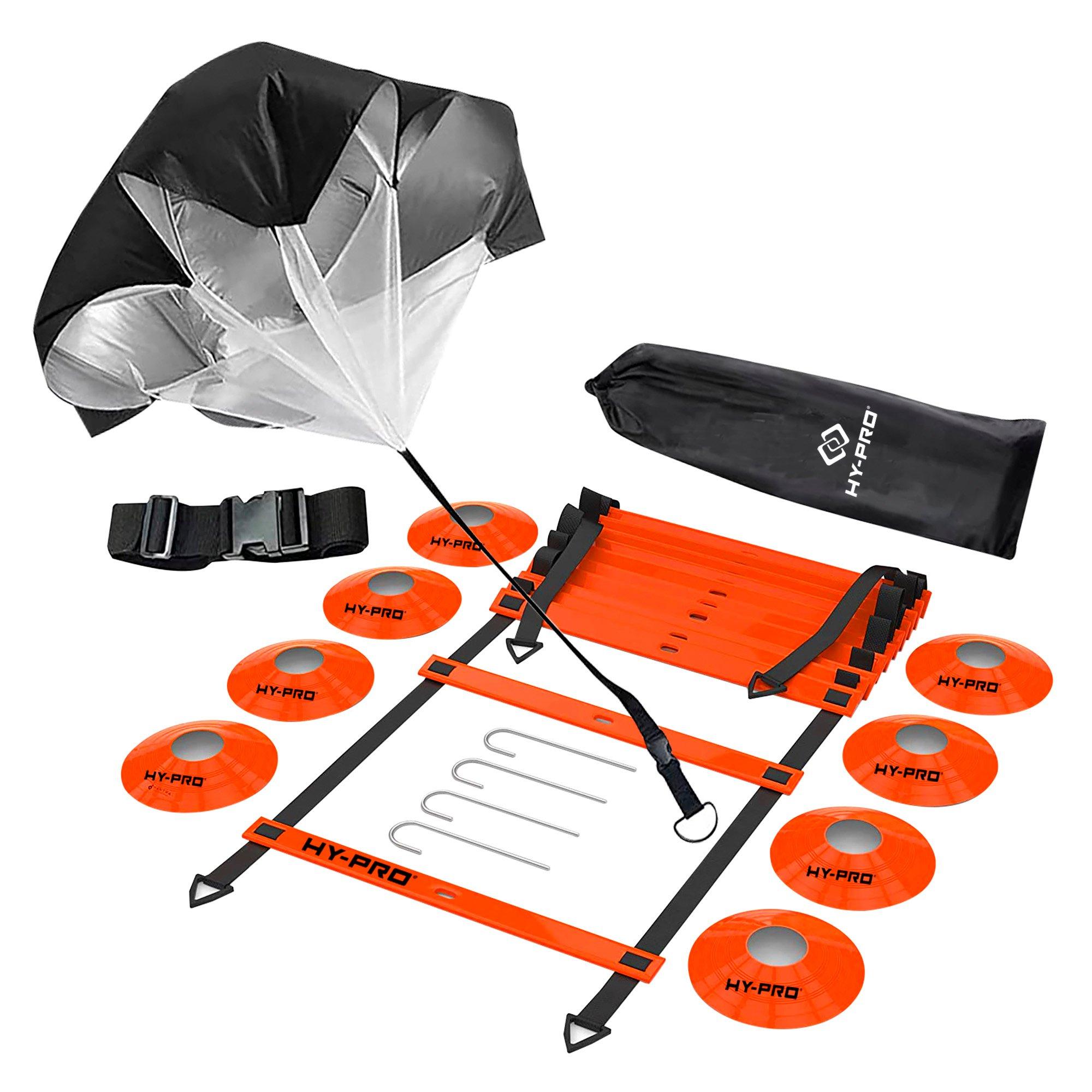 Red/Black - Hy-Pro - Agility Training Set with Parachute - 1