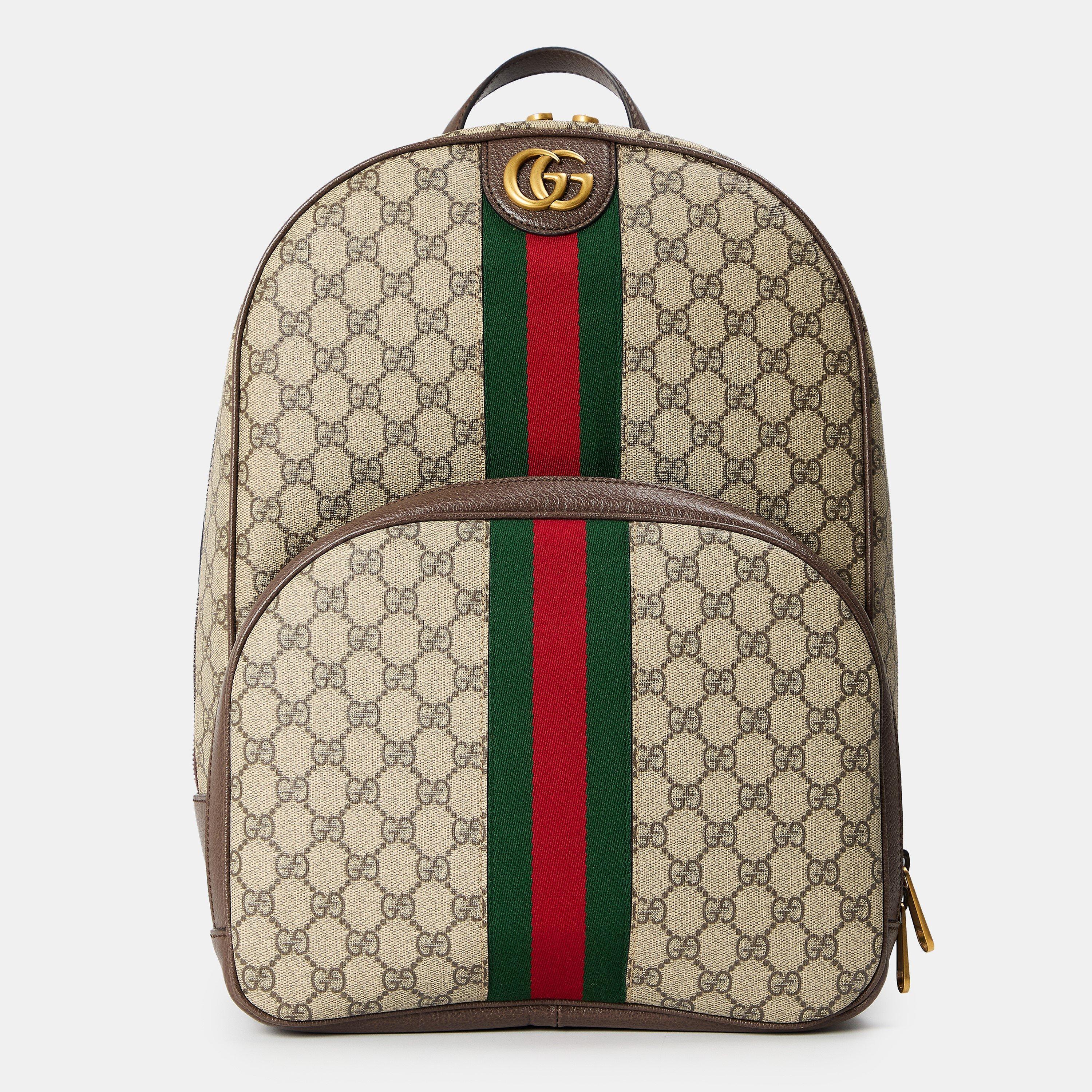 Beige - Gucci - Ophidia Medium Backpack - 1