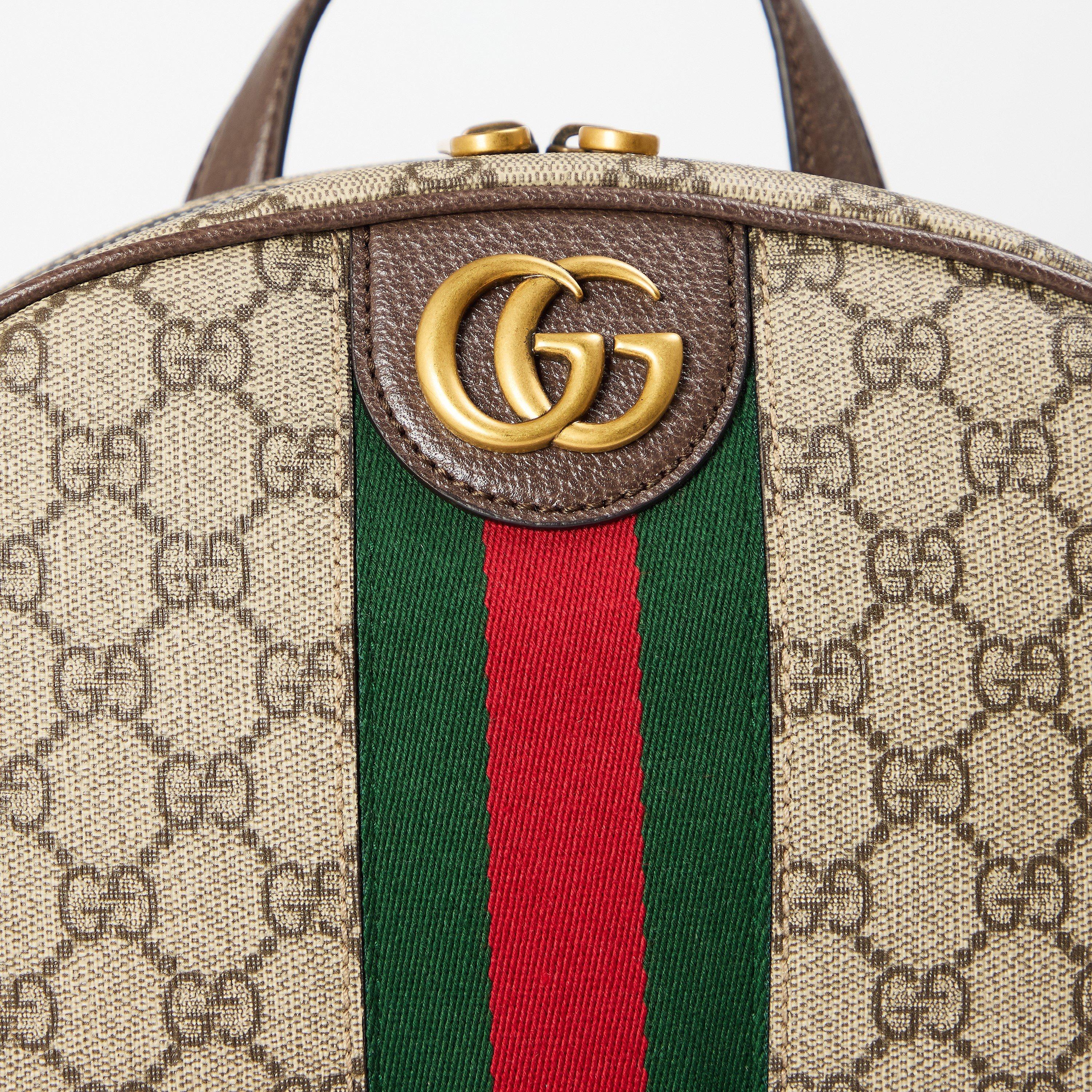 Beige - Gucci - Ophidia Medium Backpack - 4