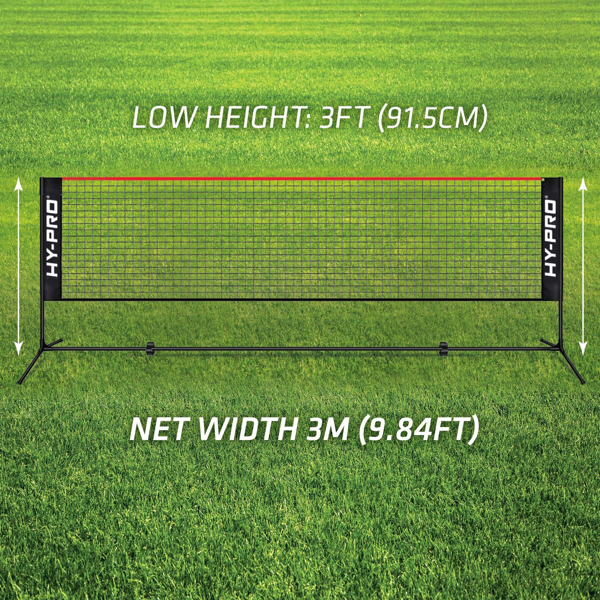 Red/Black - Hy-Pro - Adjustable Height Net 3m - 2