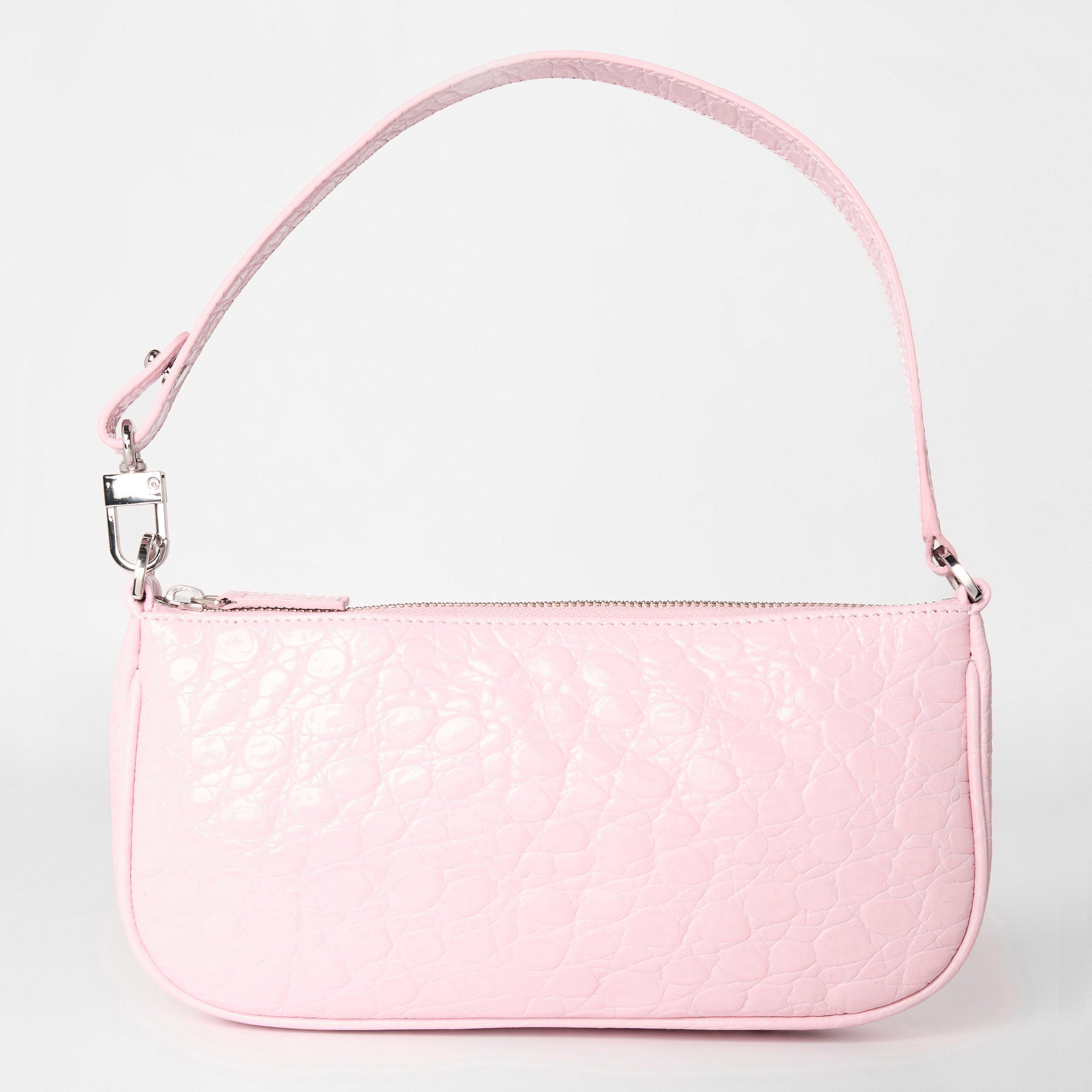 Pink - By Far - Women's Leather Shoulder Bags - 1
