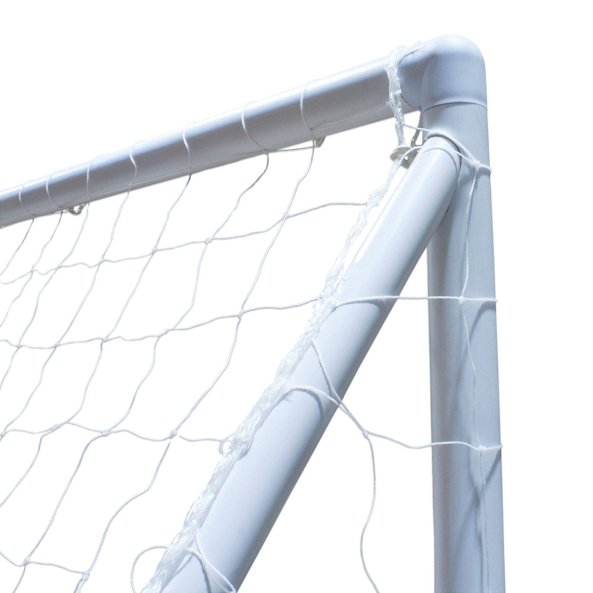 White - Hy-Pro - 6ft x 4ft uPVC Goal - 3