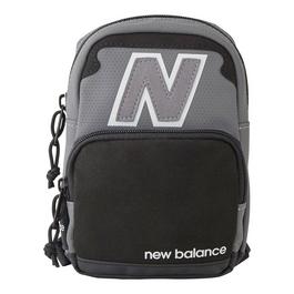 New Balance logo-plaque eco-leather tote bag Black