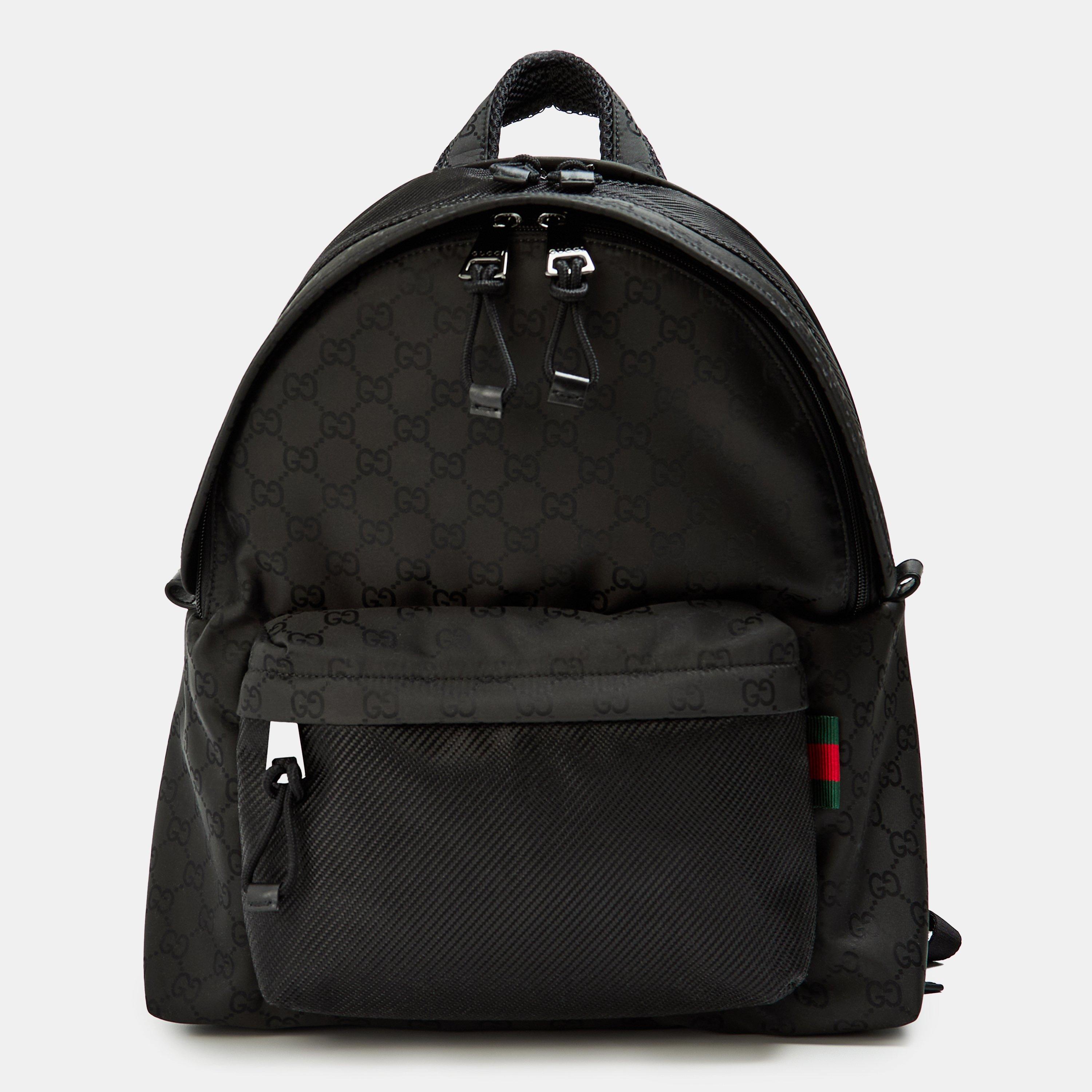 Black - Gucci - Woven Back Pack - 1