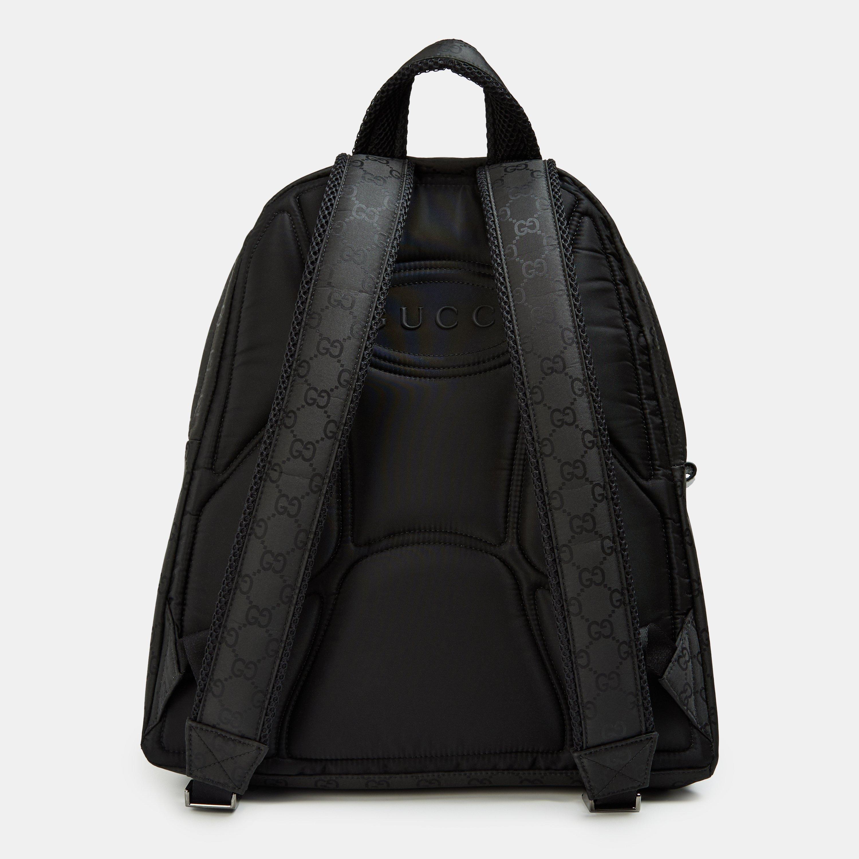 Black - Gucci - Woven Back Pack - 2