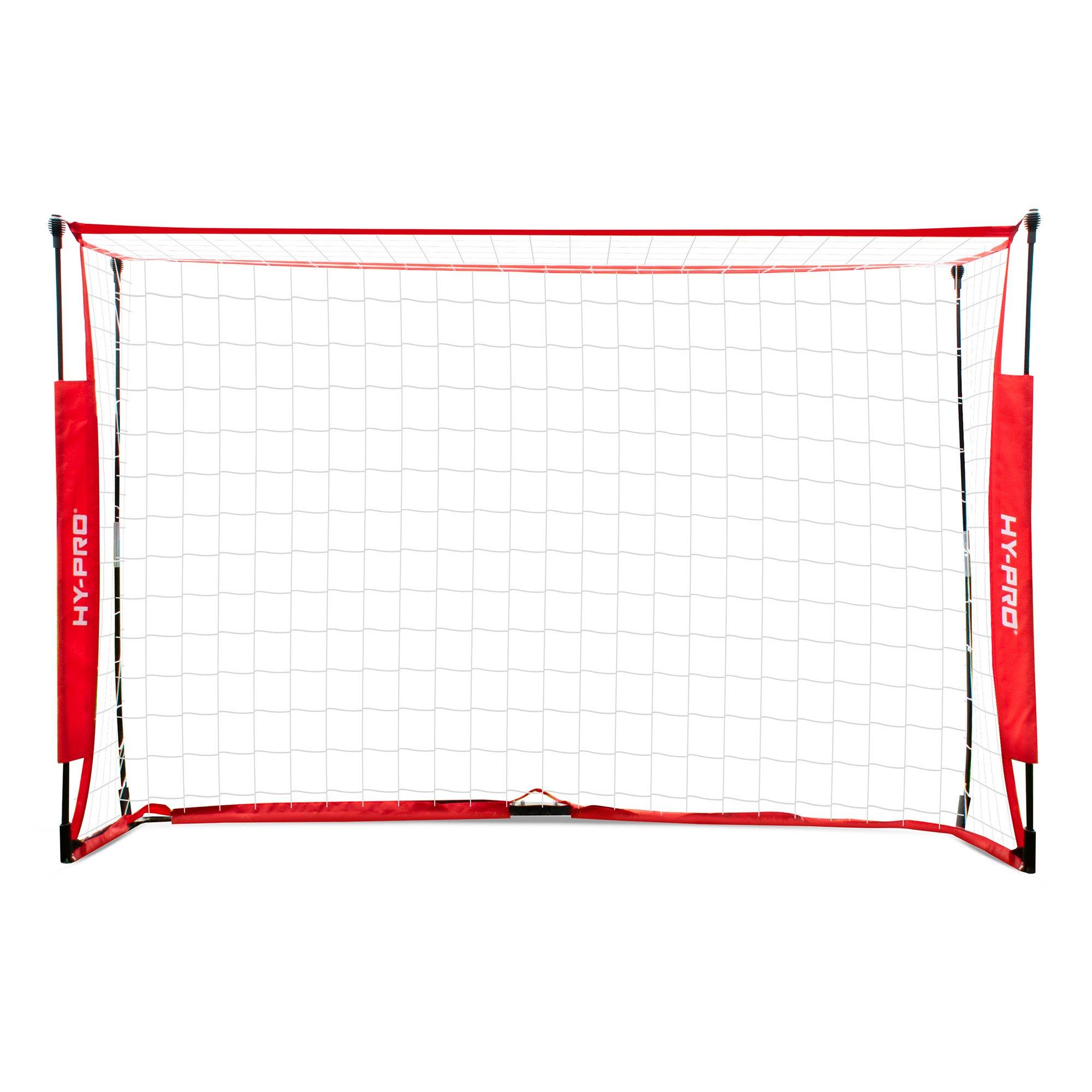 Red/Black - Hy-Pro - 8ft x 5ft Portable Box Goal - 1