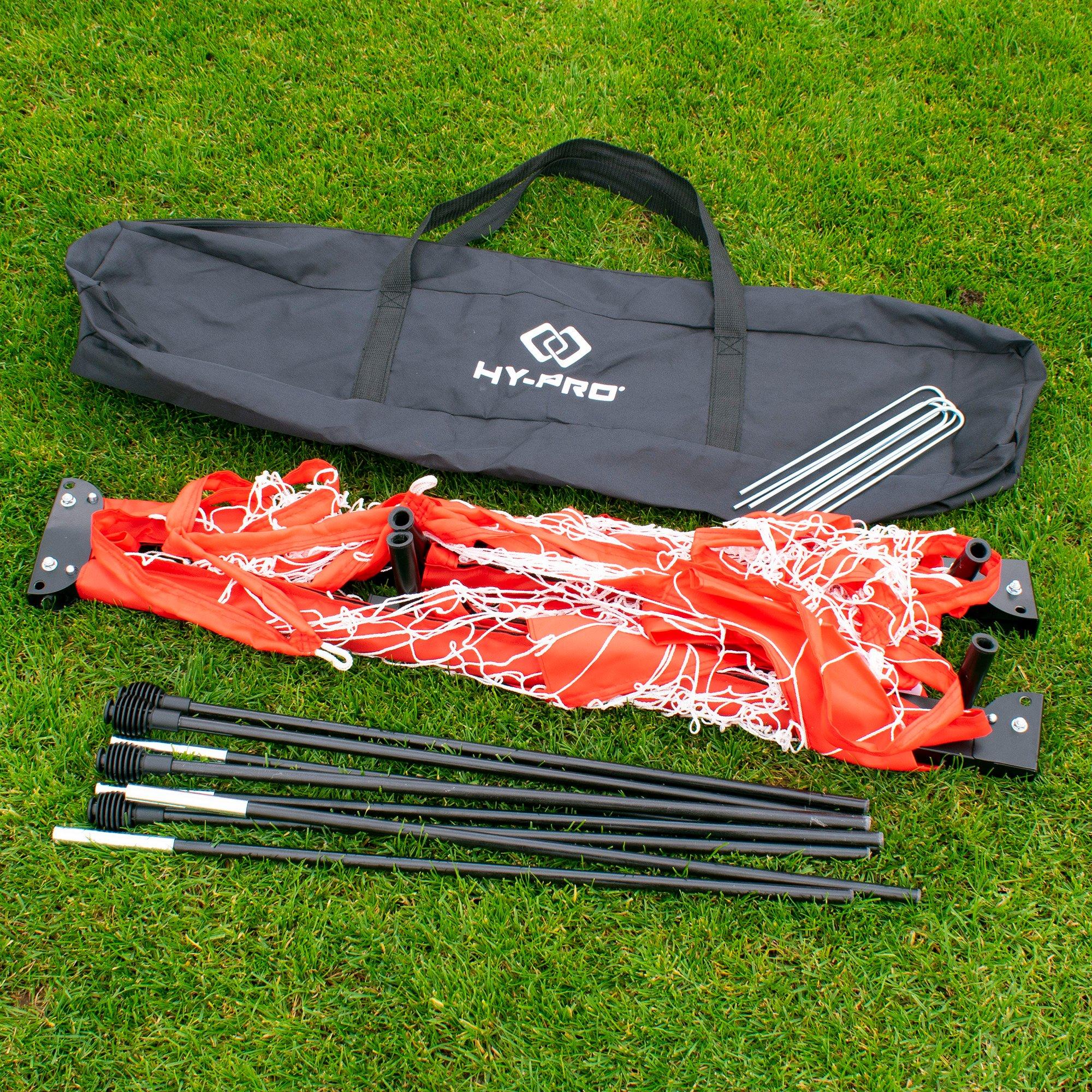 Red/Black - Hy-Pro - 8ft x 5ft Portable Box Goal - 4