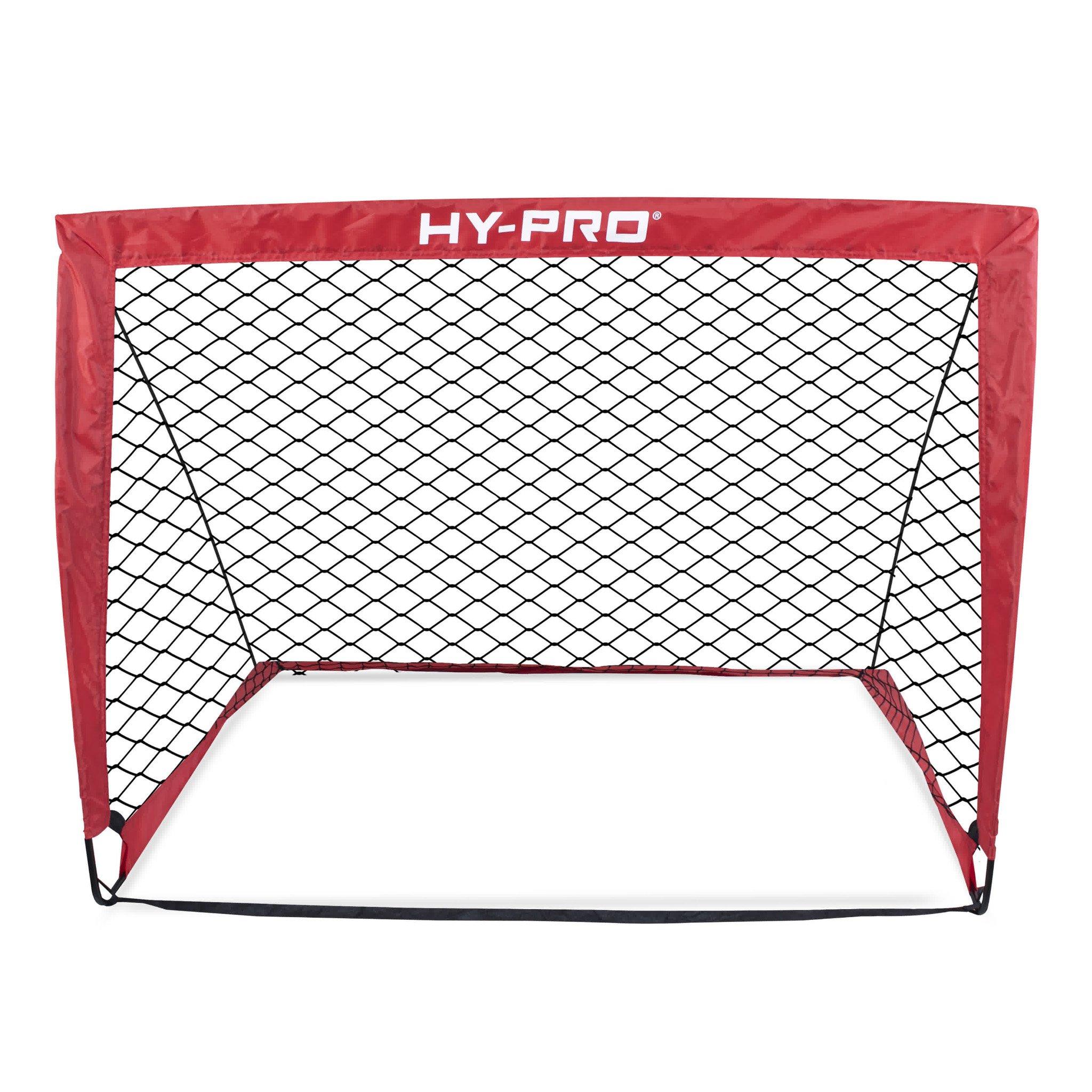 Red/Black - Hy-Pro - 4ft x 3ft Pop Up Flexi Goal - 1
