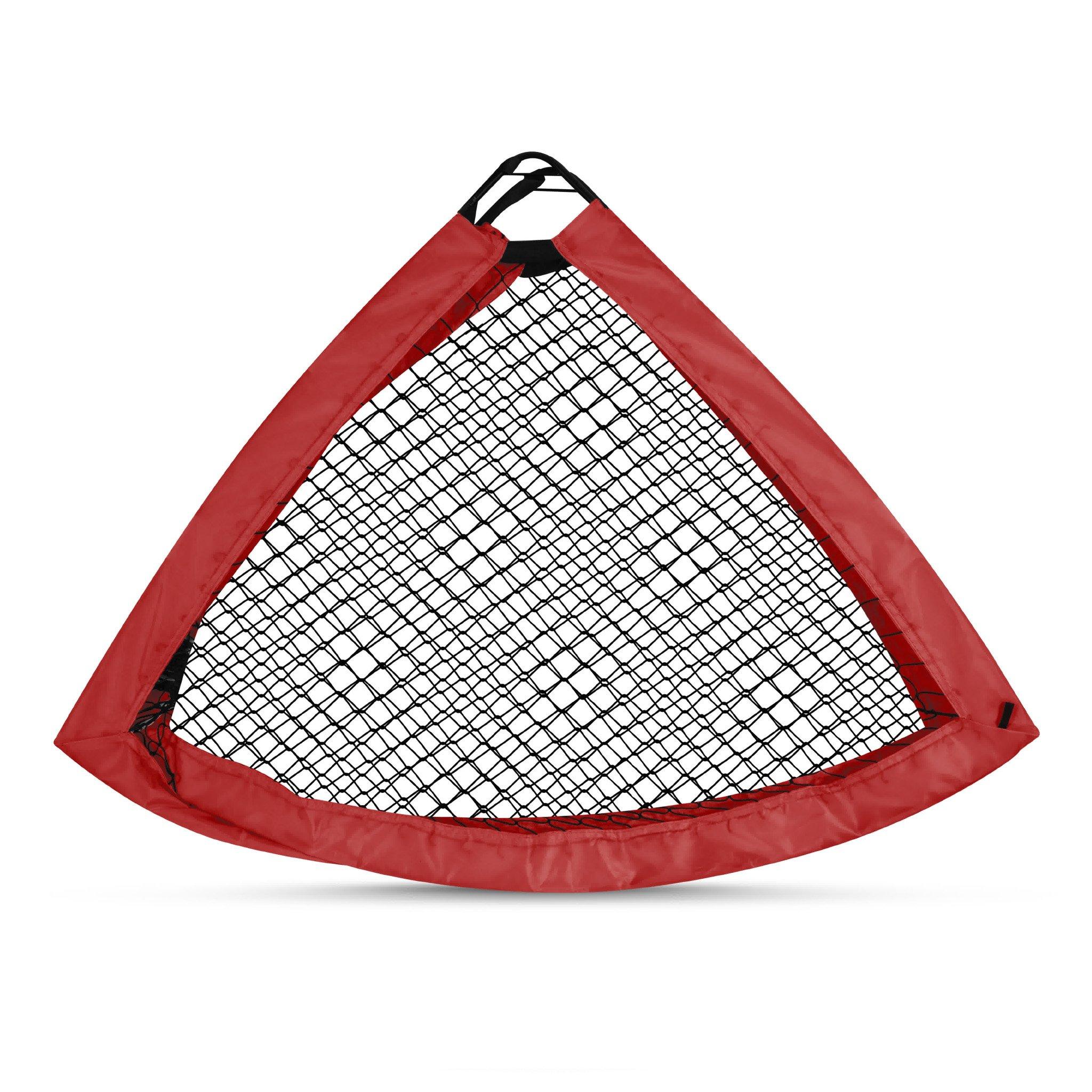 Red/Black - Hy-Pro - 4ft x 3ft Pop Up Flexi Goal - 3