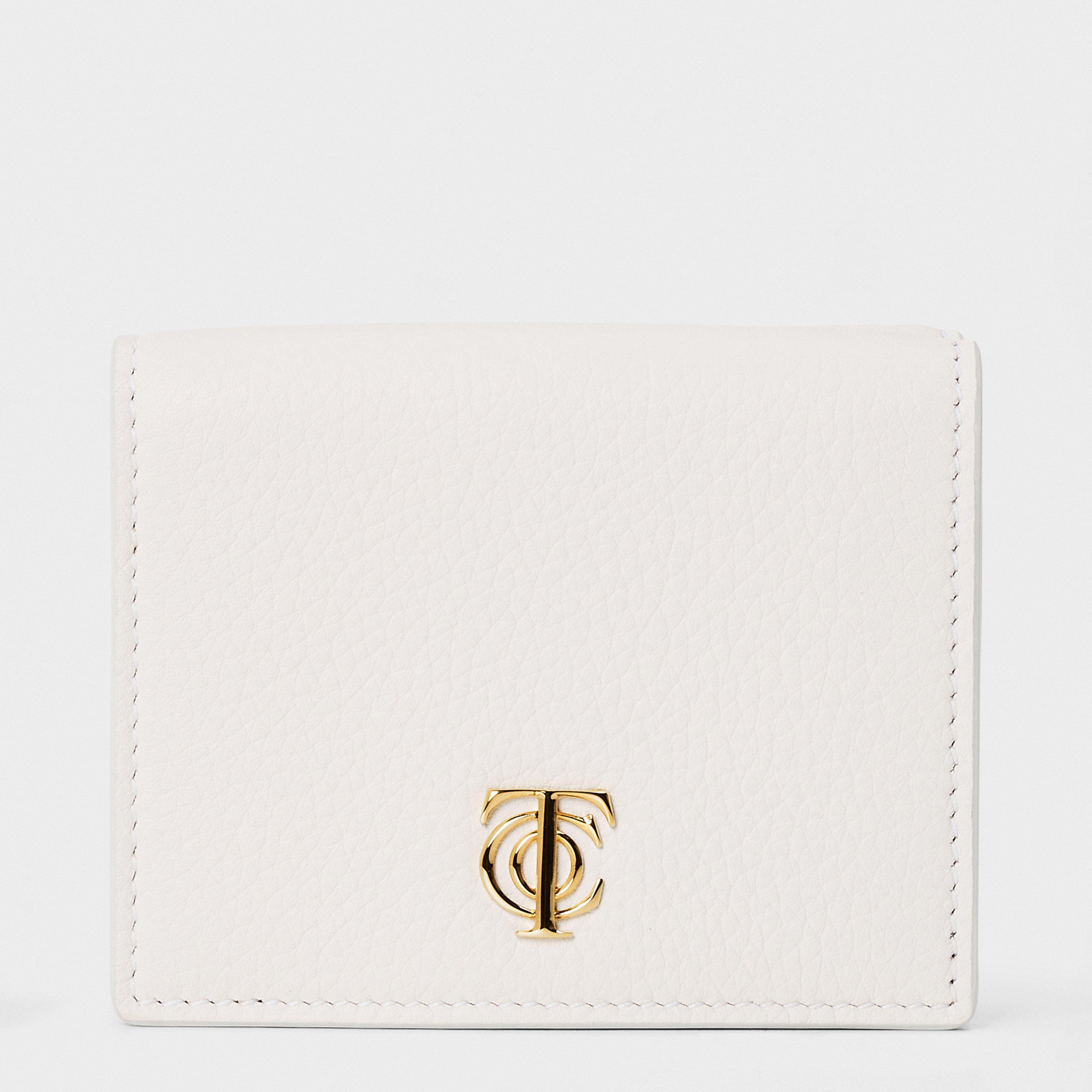 White - Tiffany - Trench Coat Trifold Design Wallet - 1