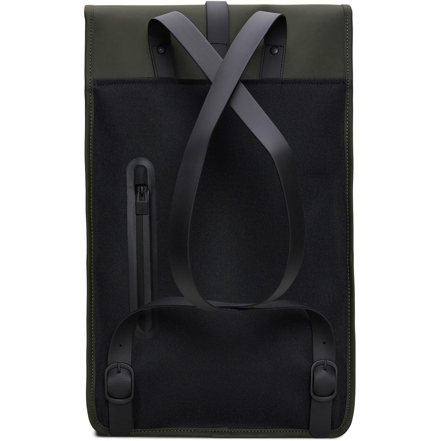 Green 03 - Rains - Classic Flap Magnetic Closure Backpack - 2