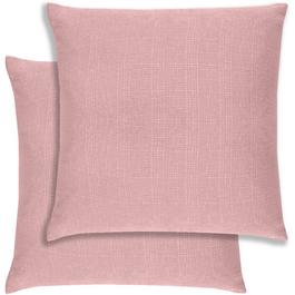 Enhanced Living Pair of Matrix Textured Cushion Covers - 43x43cm