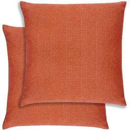 Enhanced Living Pair of Matrix Textured Cushion Covers - 43x43cm