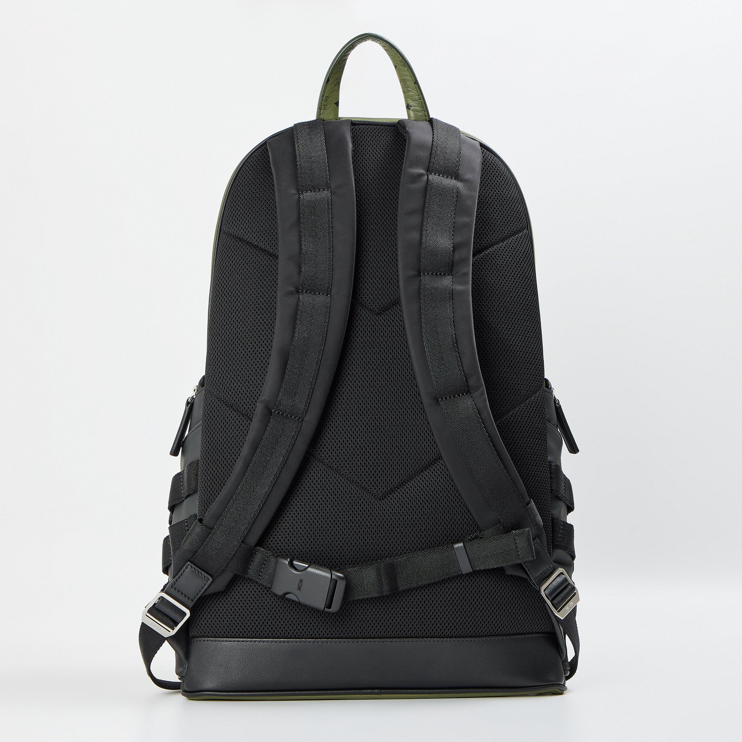 Khaki Moss - MCM - Men's Aren Backpacks - 2