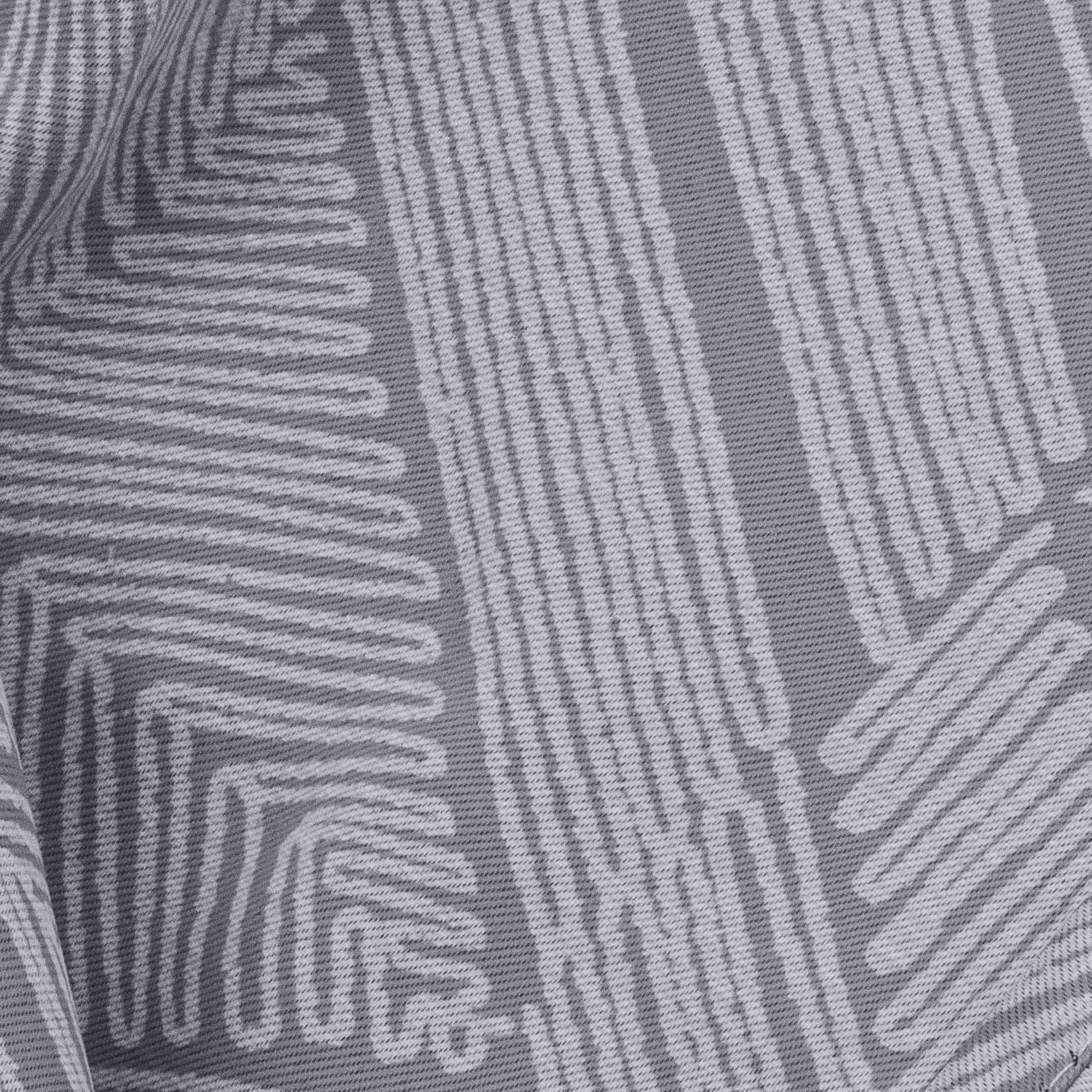 Silver - Alan Symonds - Aztec 95% Blackout Ring Top Curtains - 6