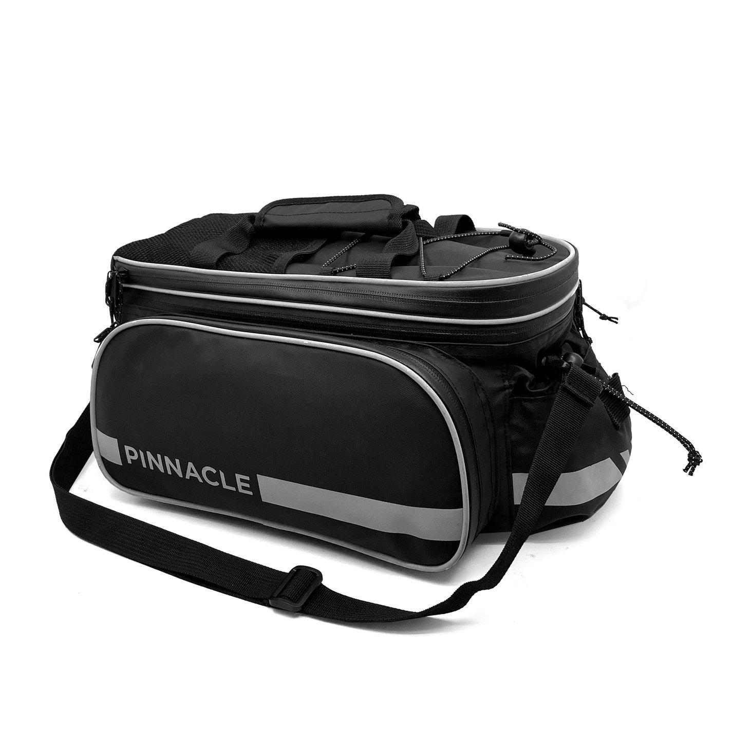 Black - Pinnacle - Trunk Bag for Pannier Rack - 3