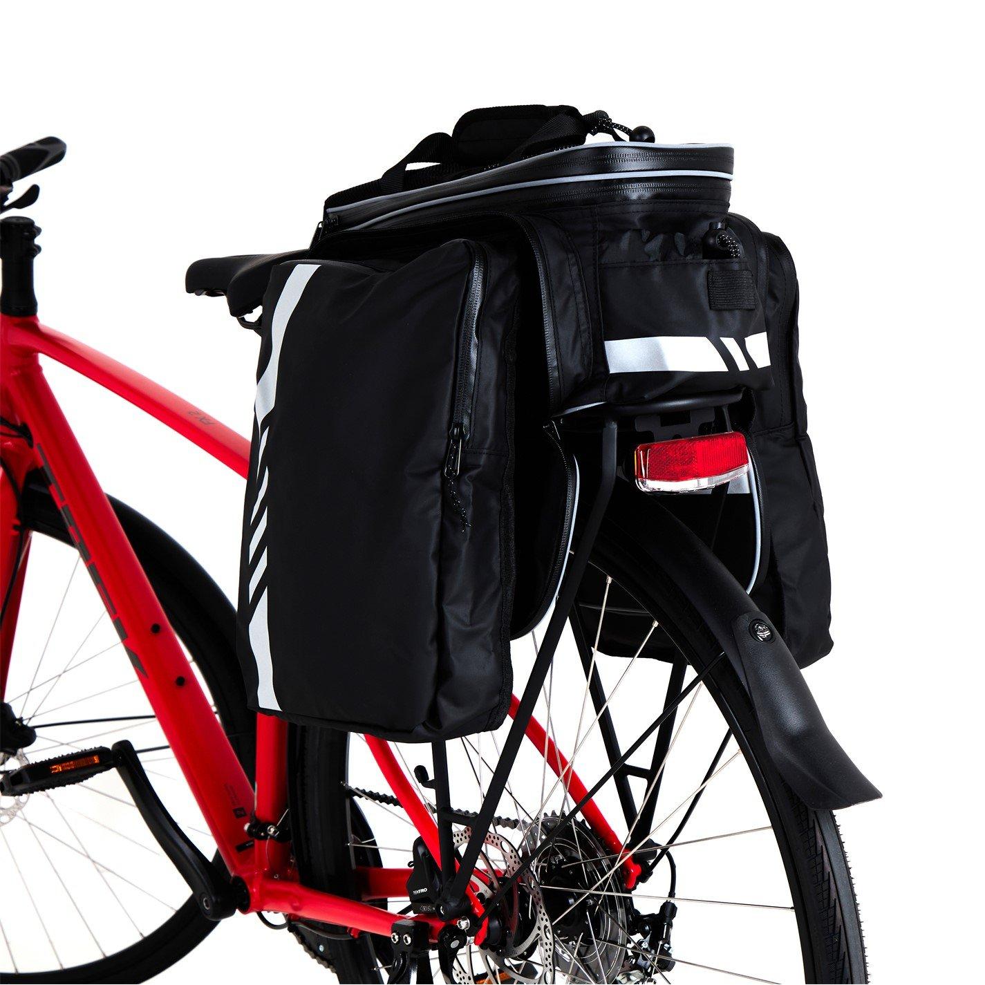 Black - Pinnacle - Trunk Bag for Pannier Rack - 7
