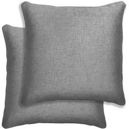 Enhanced Living Pair of Vogue Textured Cushion Covers - 43x43cm