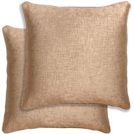 Enhanced Living Pair of Vogue Textured Cushion Covers - 43x43cm