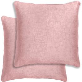 Enhanced Living Pair of Vogue Textured Cushion Covers - 43x43cm