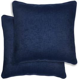 Enhanced Living Pair of Vogue Textured Cushion Covers - 43x43cm