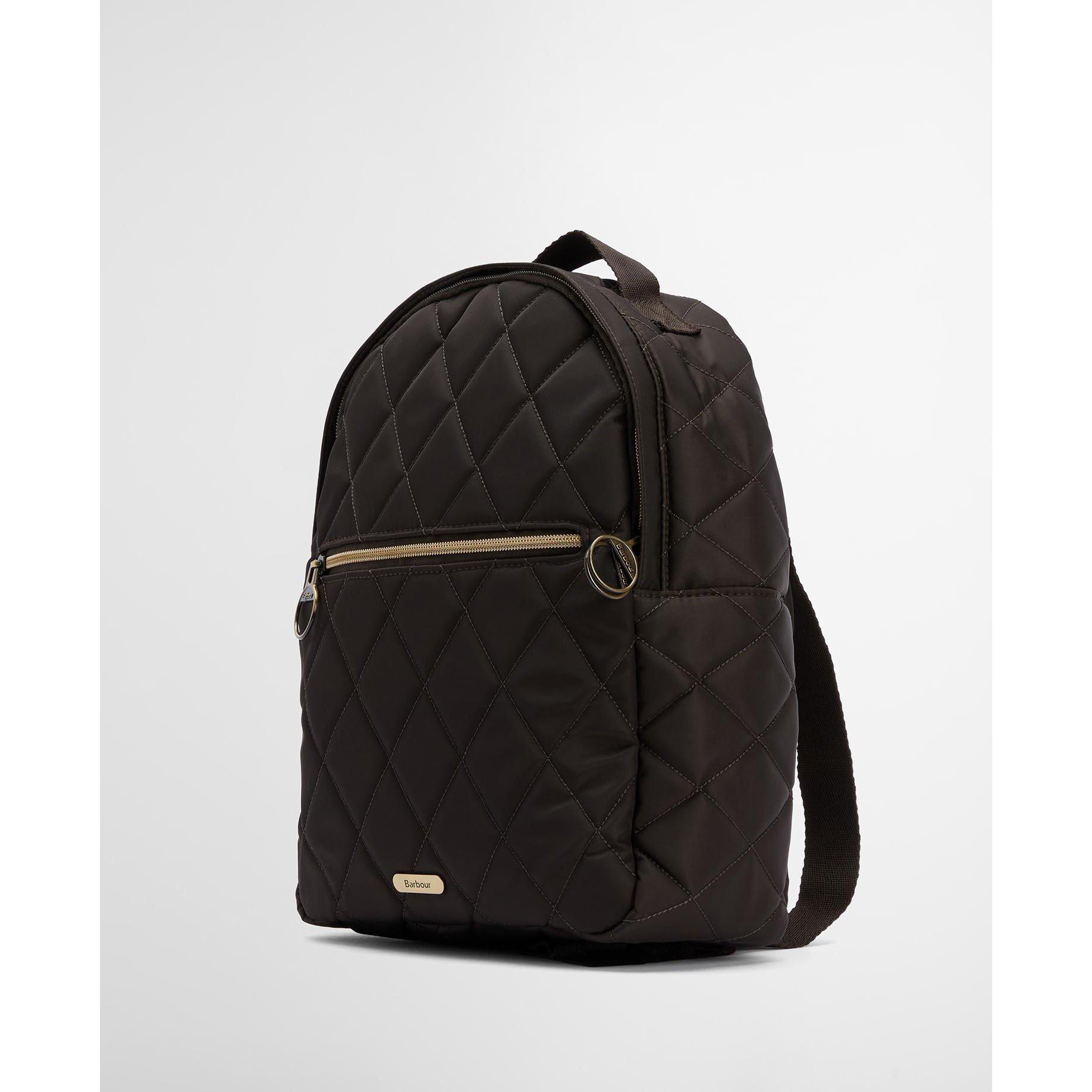 Olive - Barbour - Women's B.Li Quilted Backpacks - 8