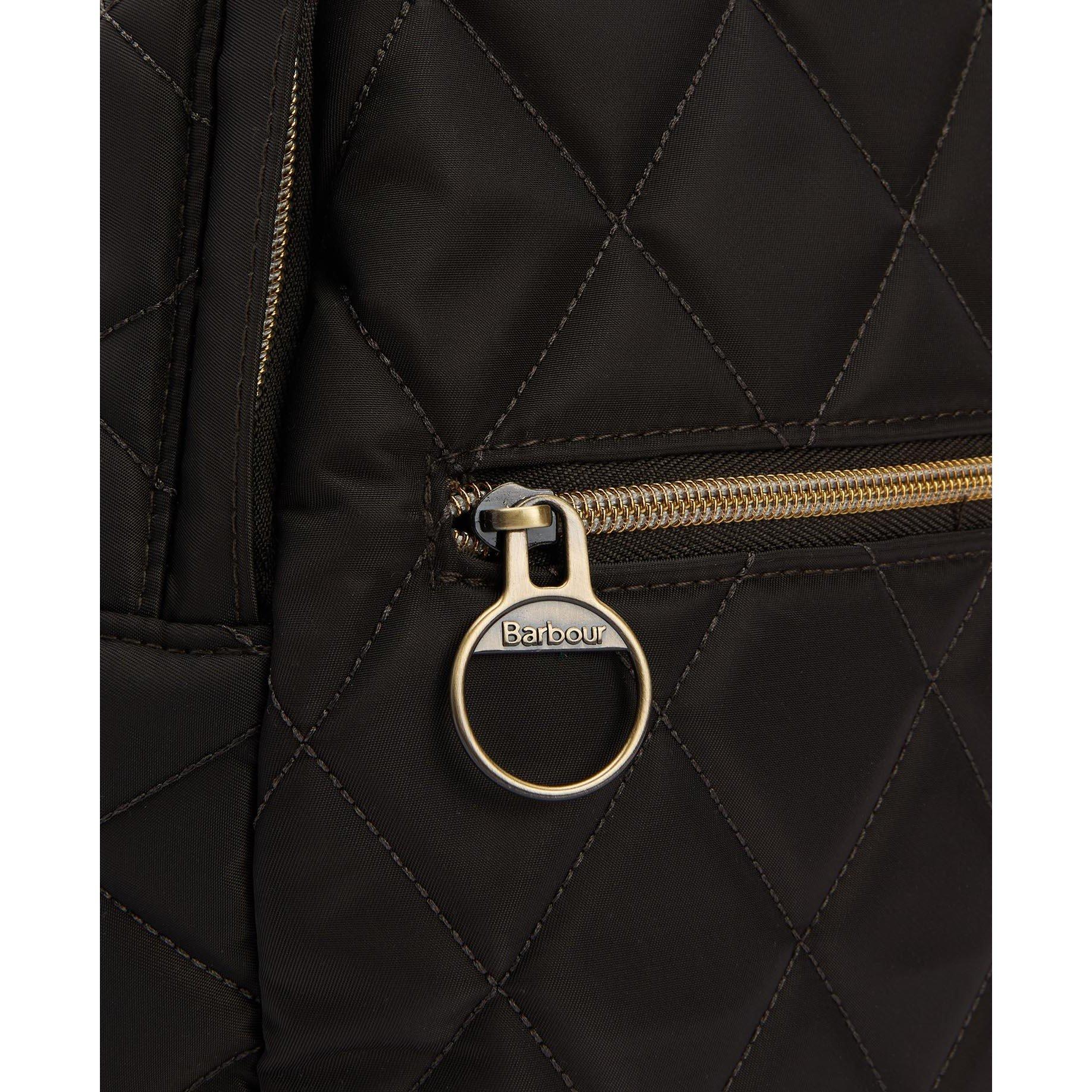 Olive - Barbour - Women's B.Li Quilted Backpacks - 5